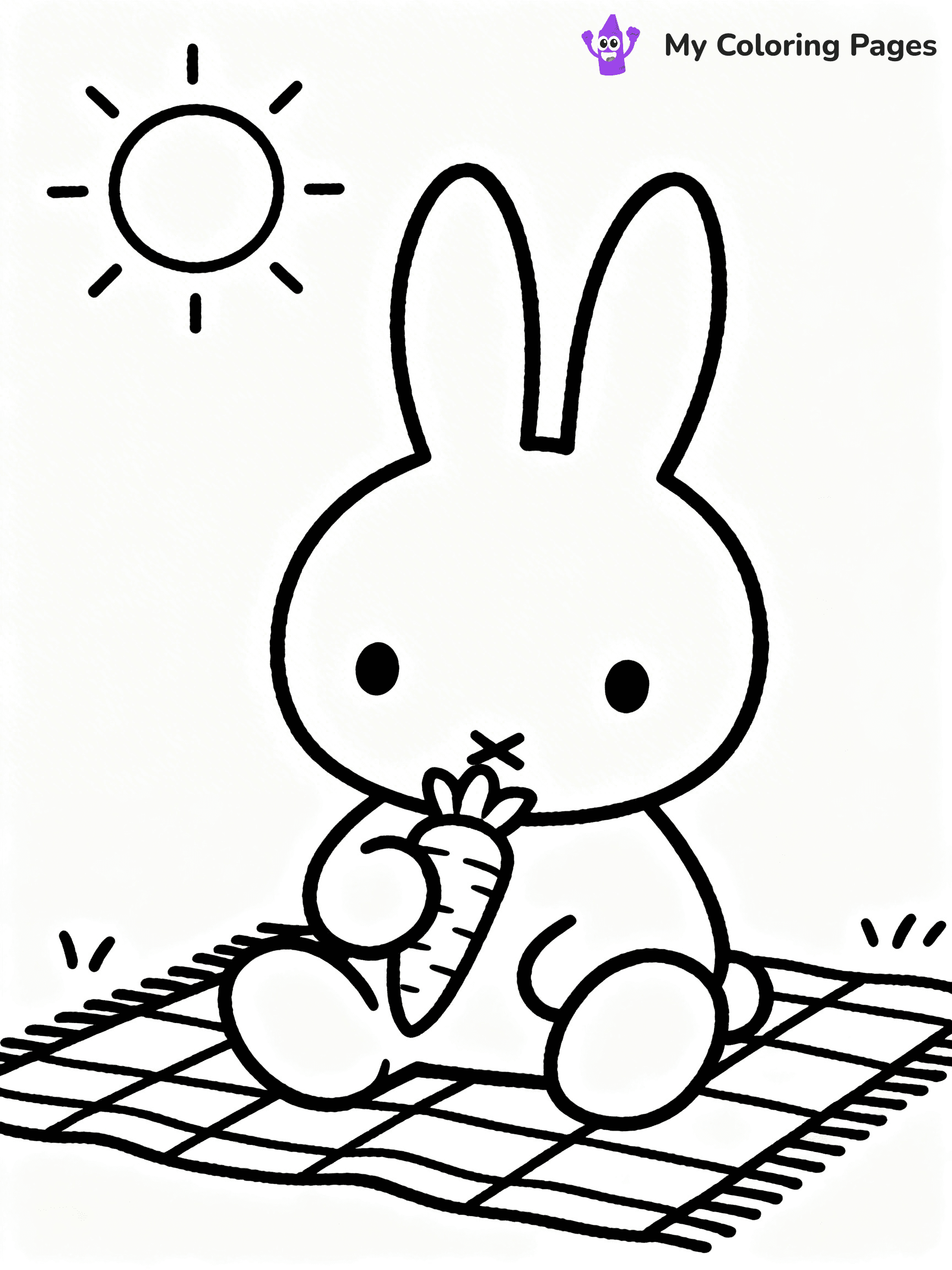 Miffy Coloring Pages - 17