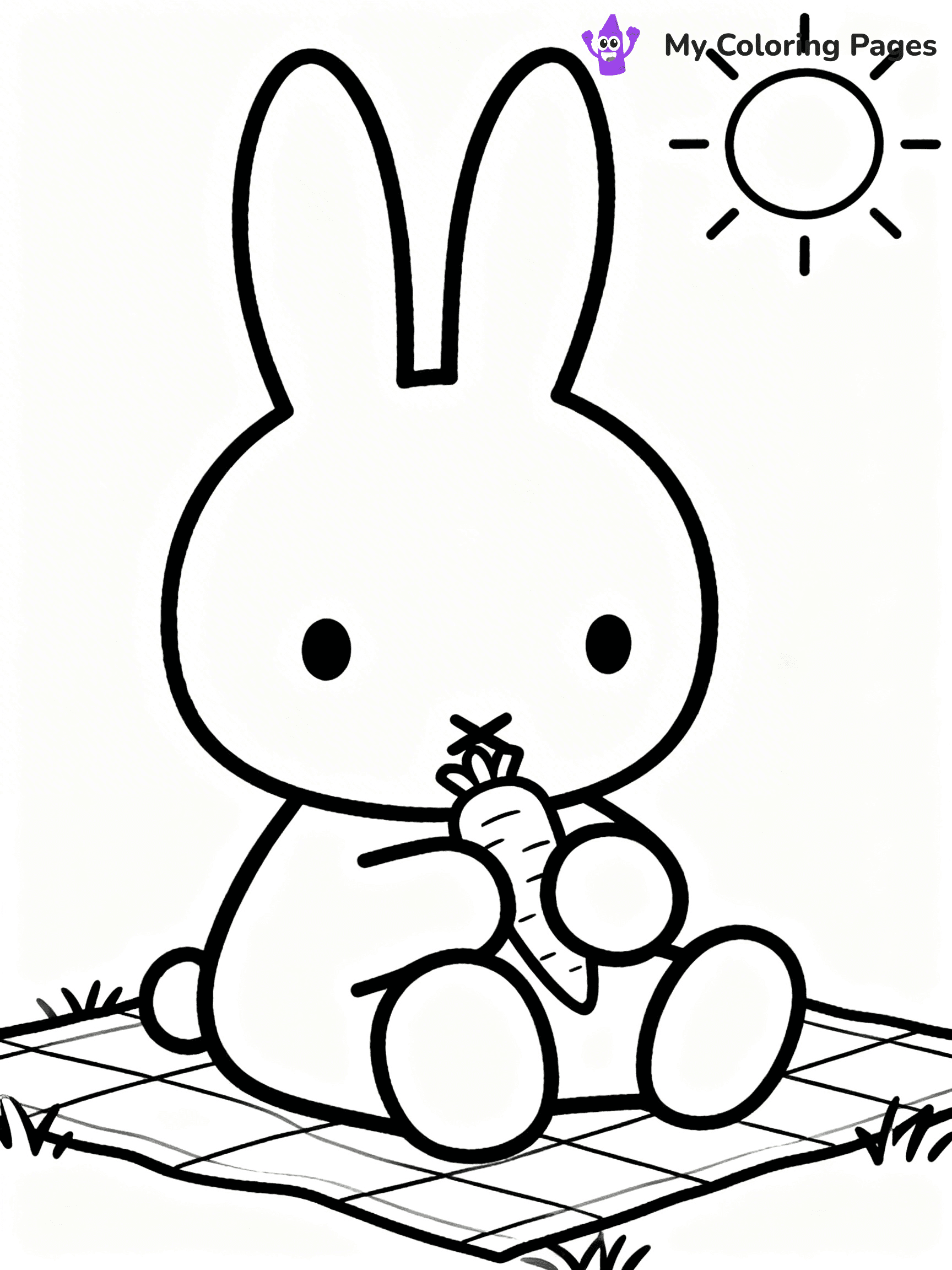 Miffy Coloring Pages - 16