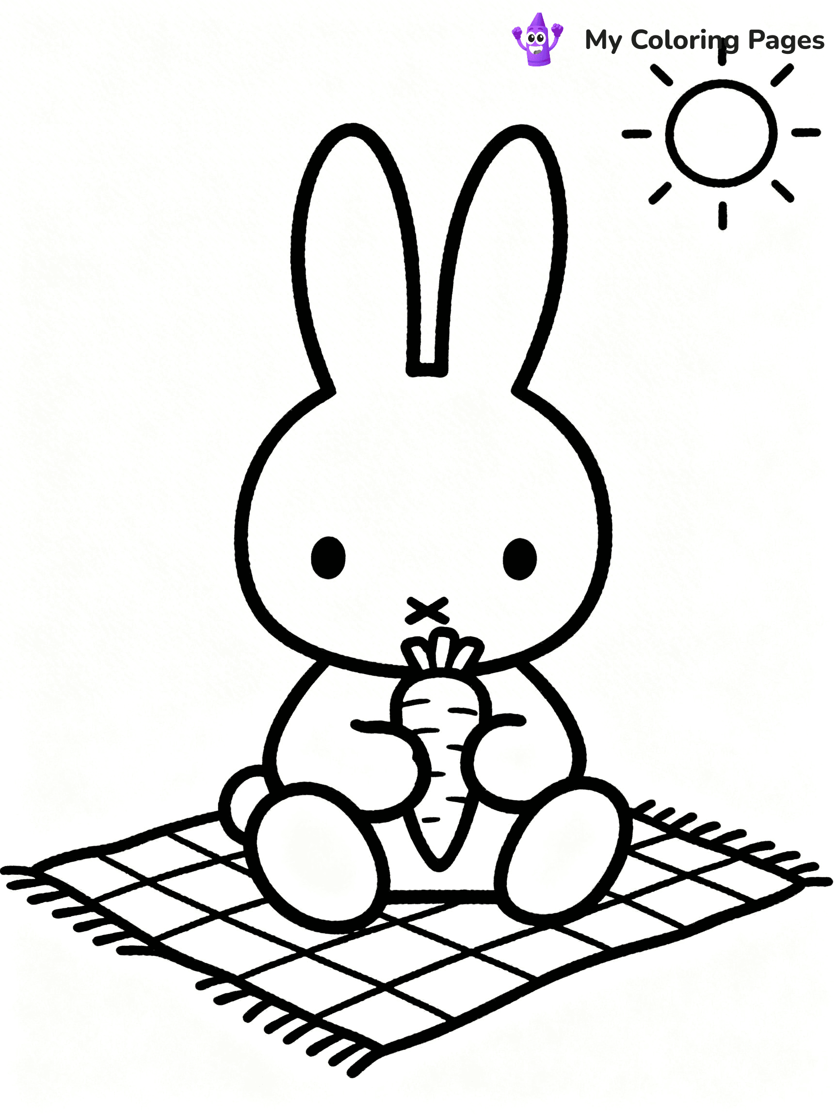Miffy Coloring Pages - 15