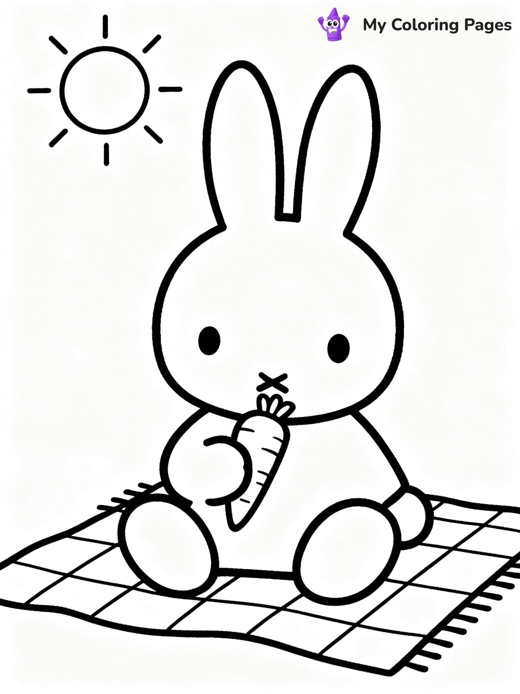 Miffy Coloring Pages - 14