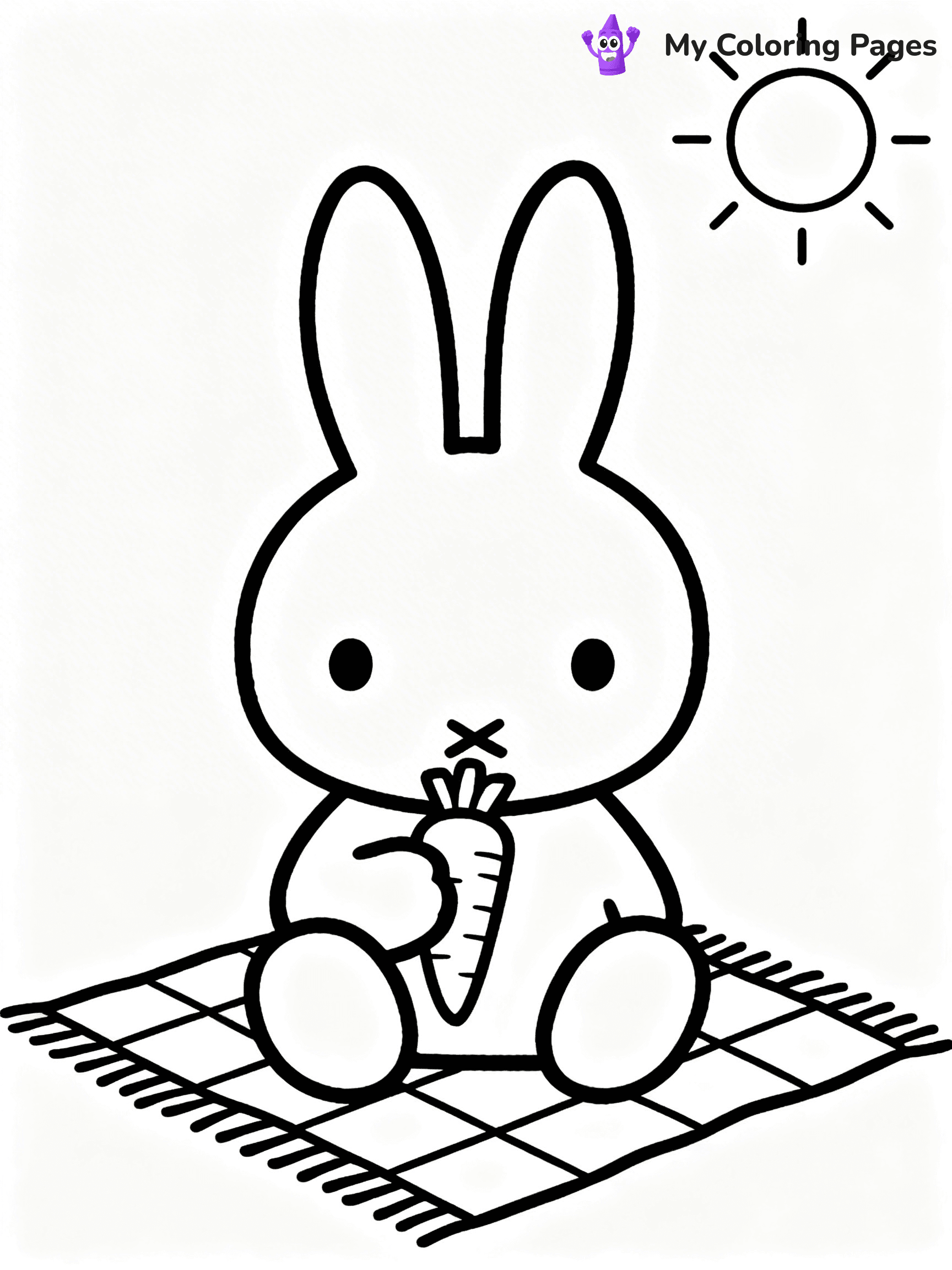 Miffy Coloring Pages - 13