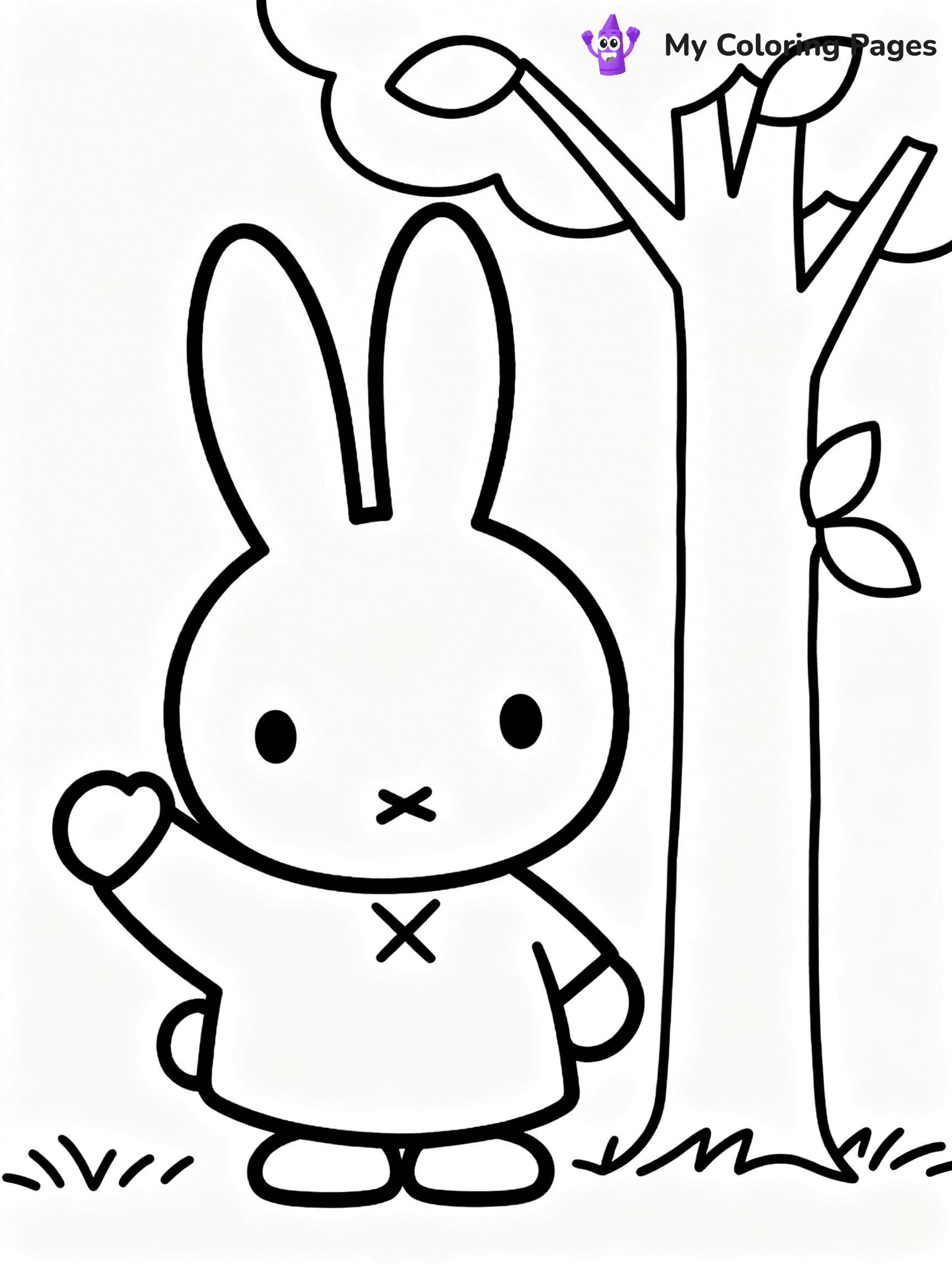 Miffy Coloring Pages - 11