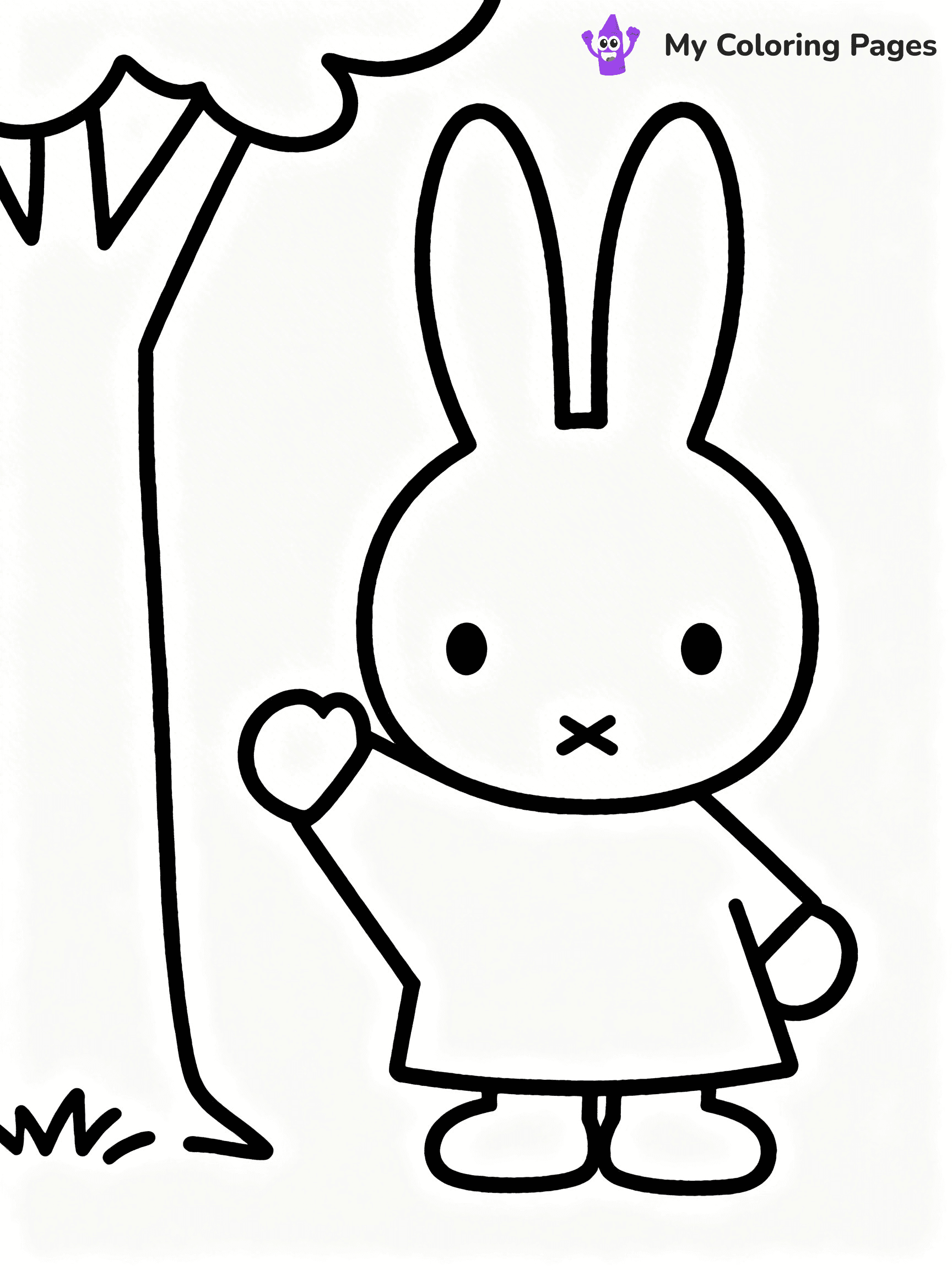 Miffy Coloring Pages - 10