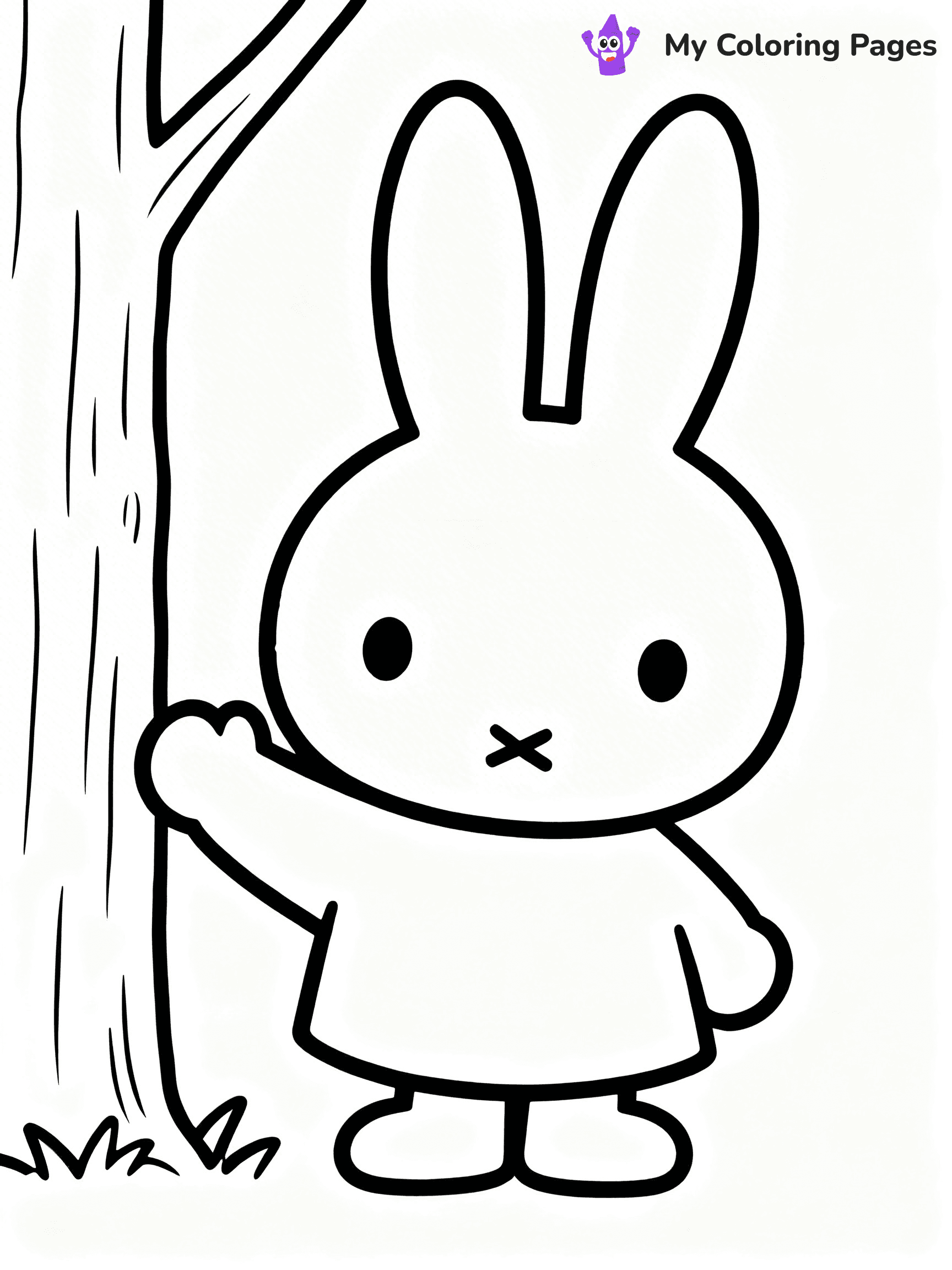 Miffy Coloring Pages - 8