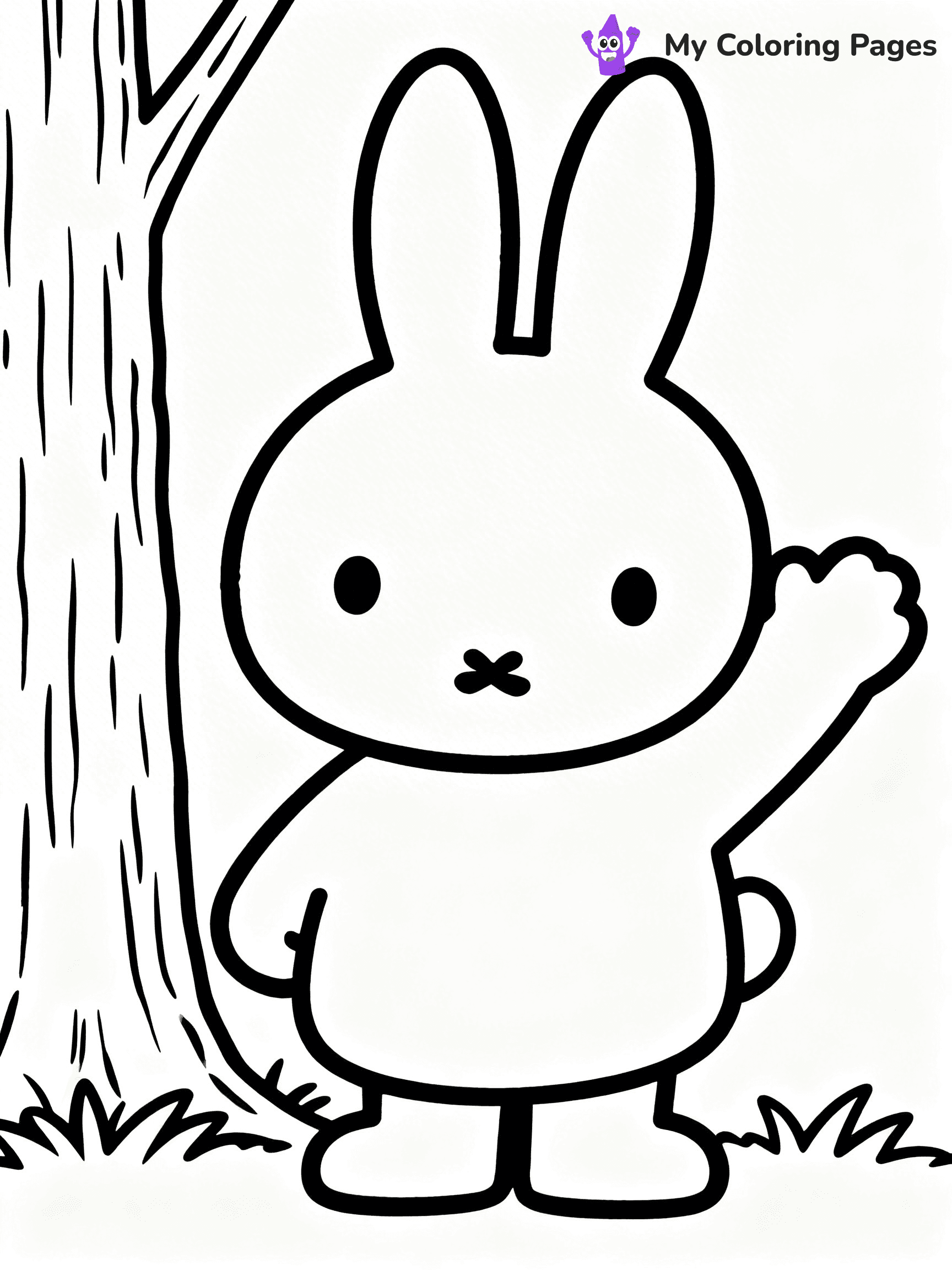 Miffy Coloring Pages - 6
