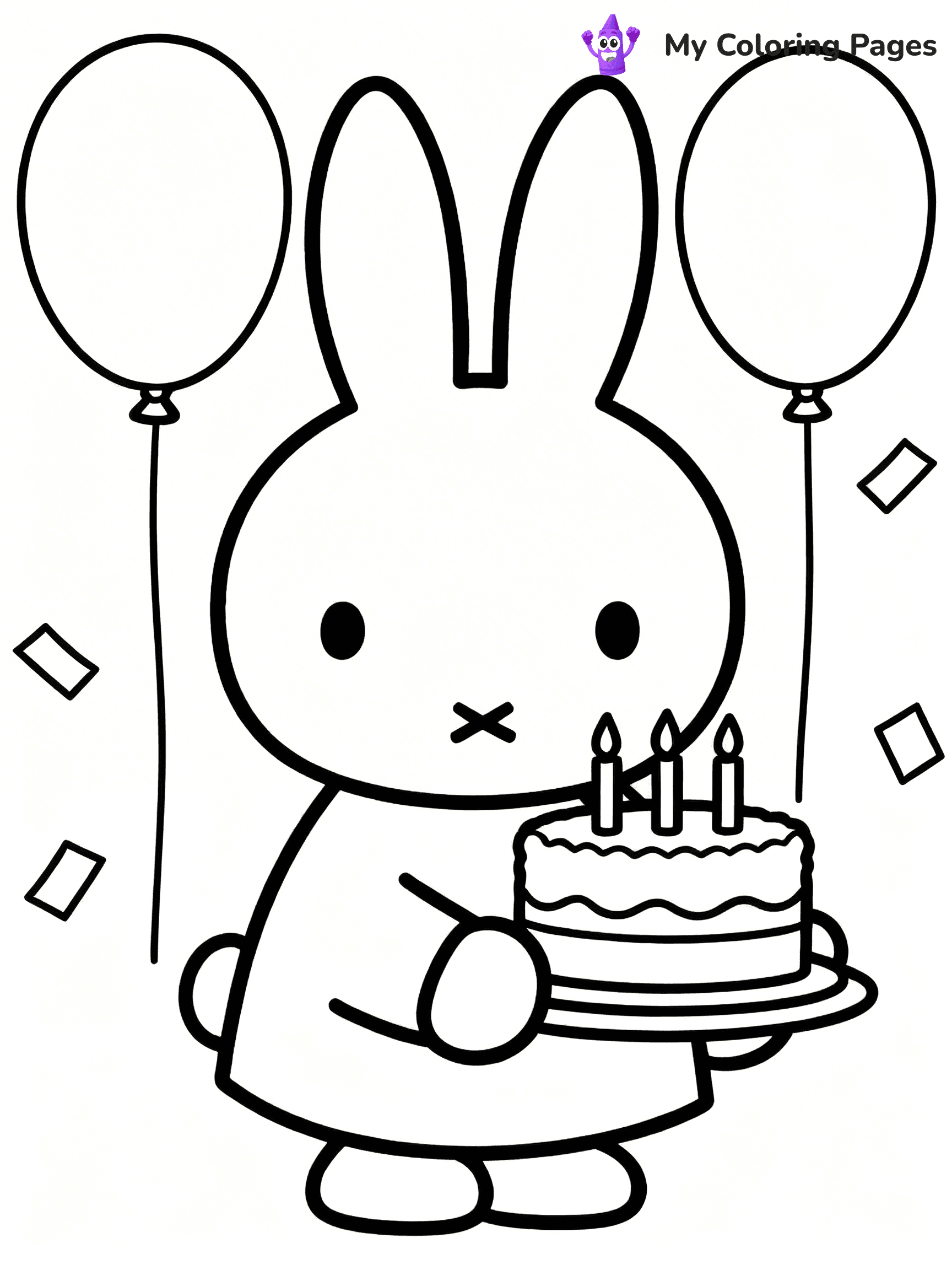 Miffy Coloring Pages - 5