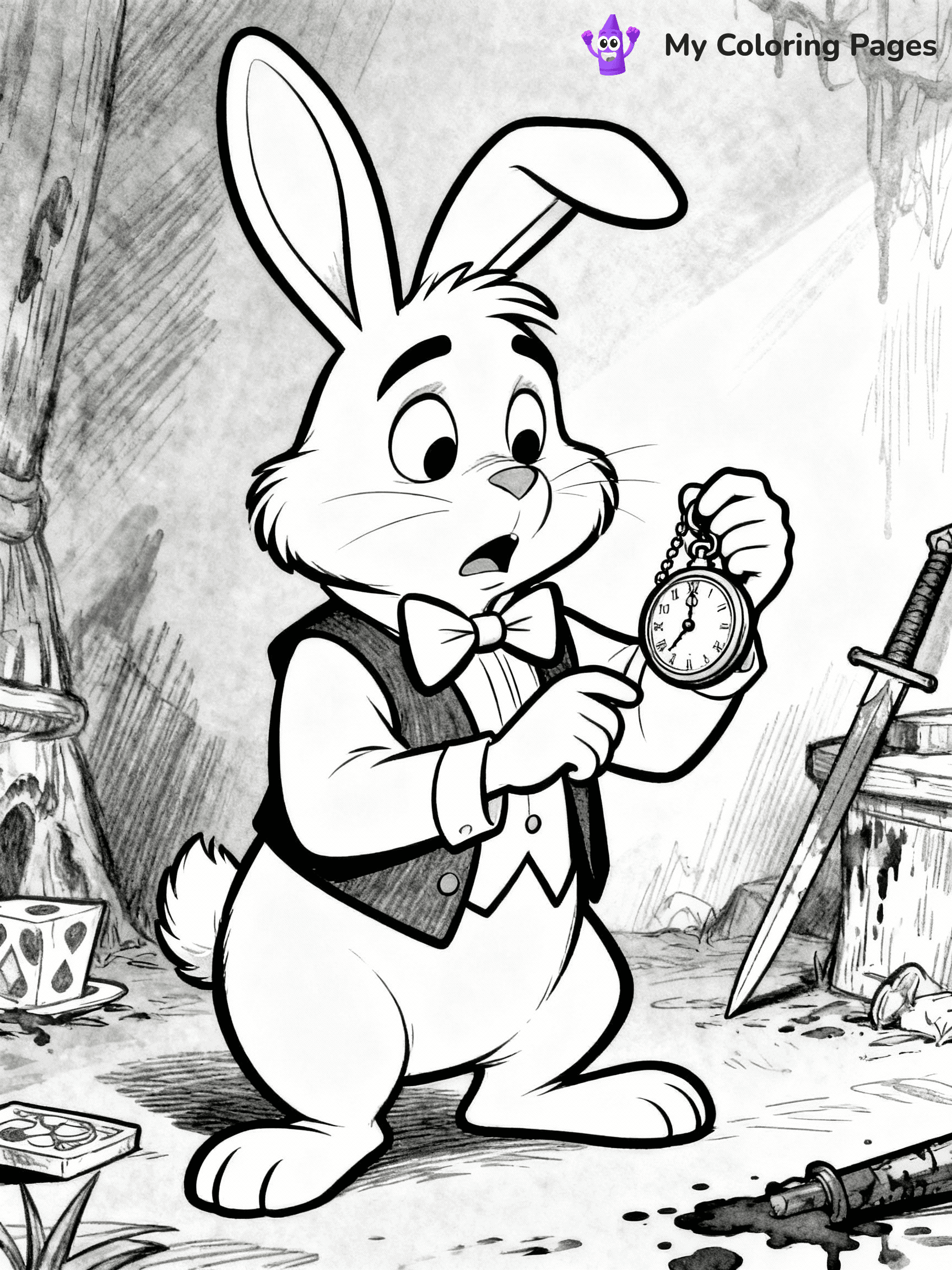 Alice In Wonderland Coloring Pages - 15