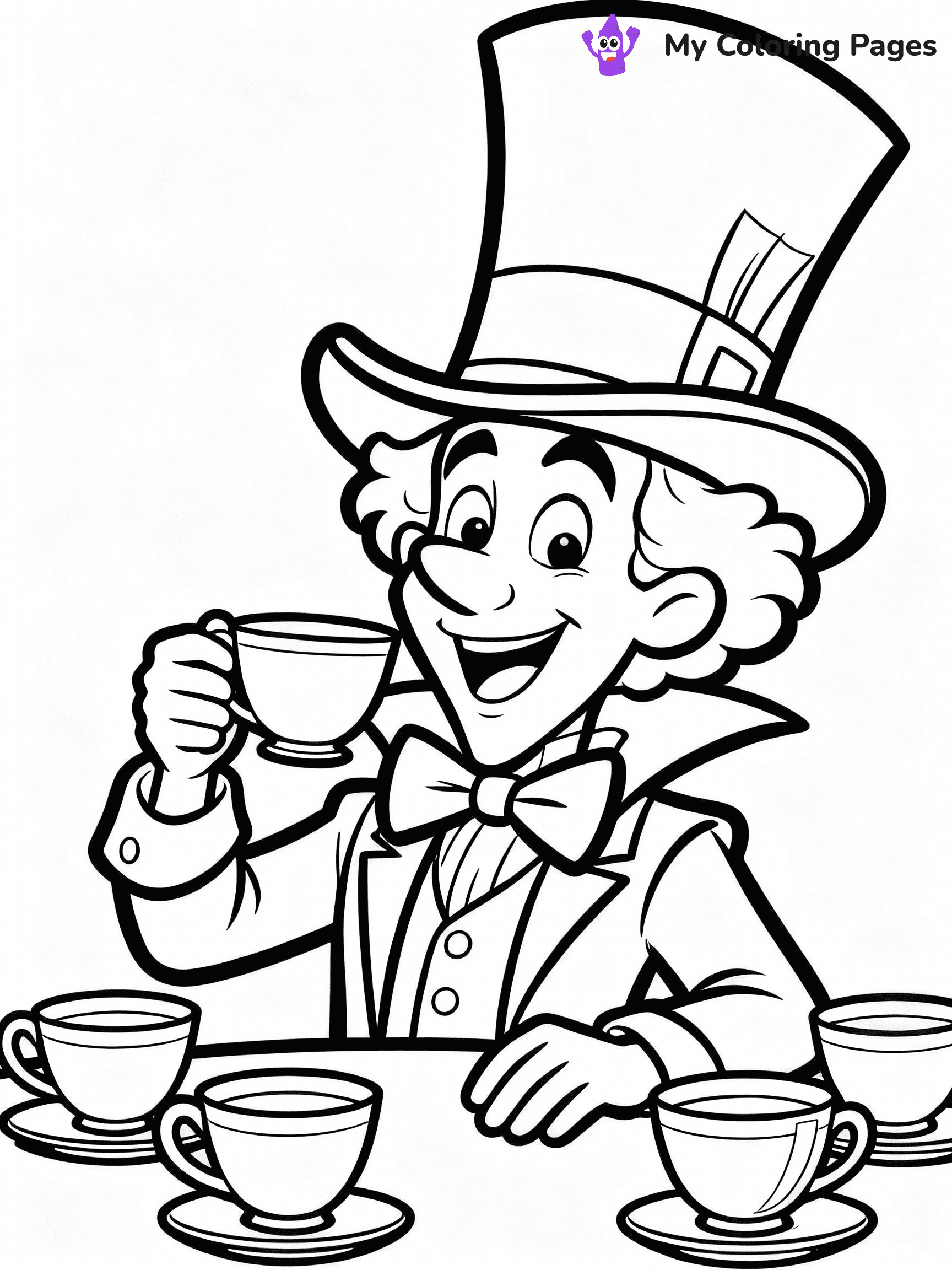 Alice In Wonderland Coloring Pages - 9