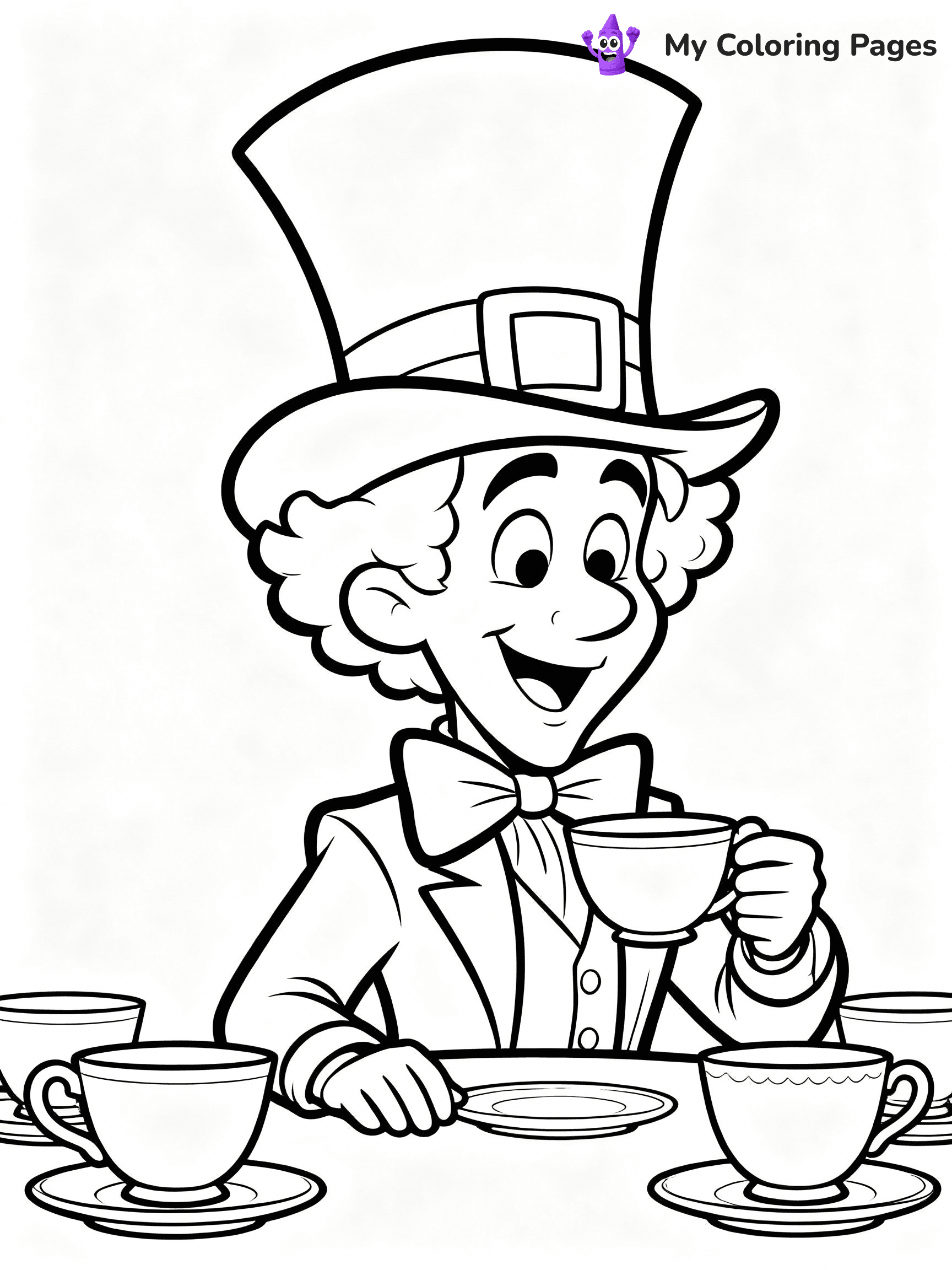 Alice In Wonderland Coloring Pages - 7