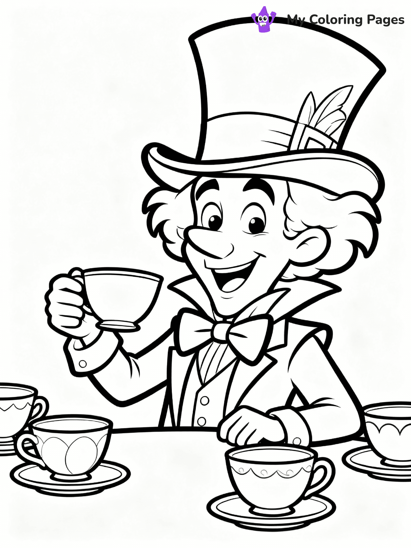 Alice In Wonderland Coloring Pages - 5