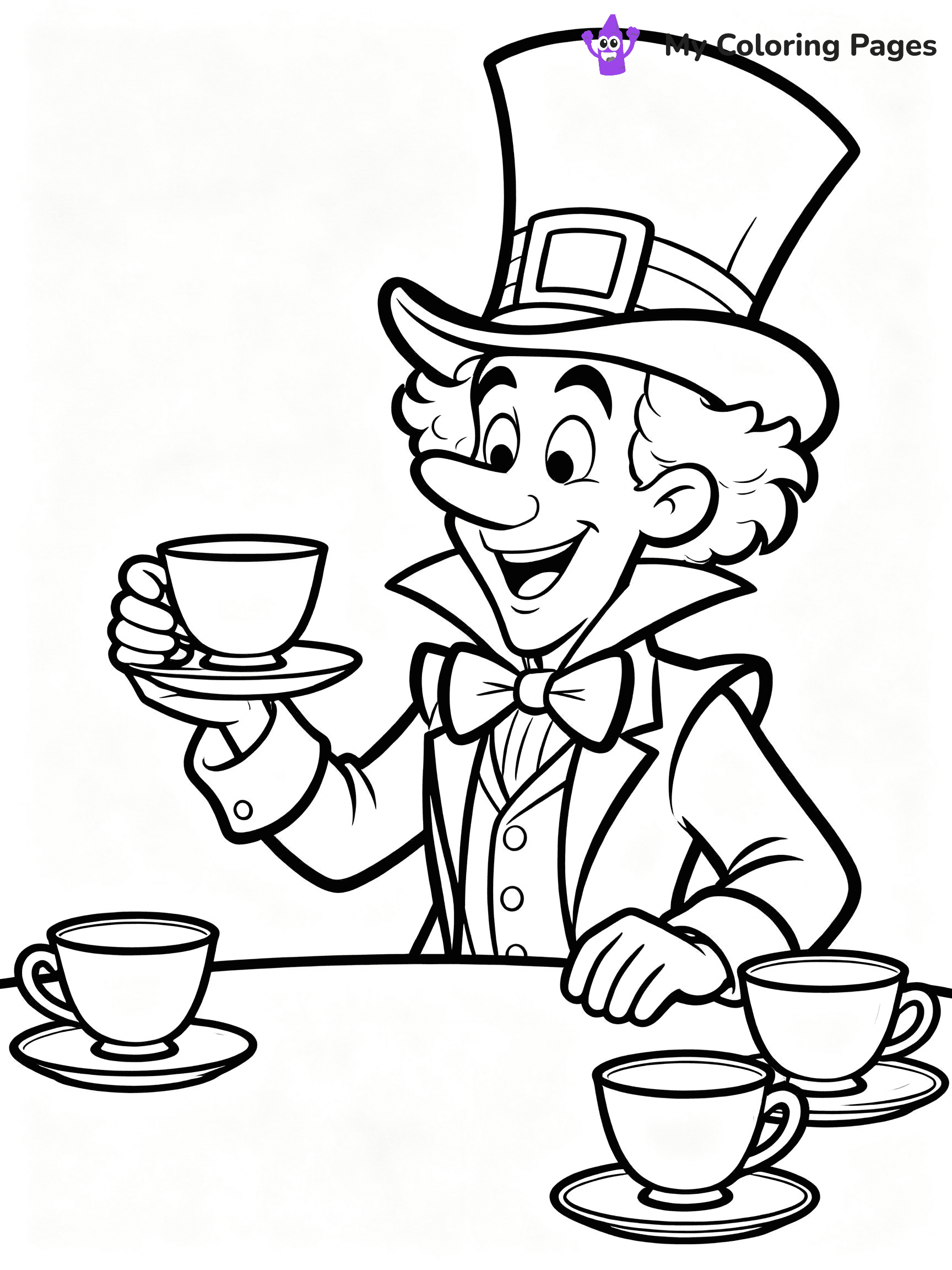 Alice In Wonderland Coloring Pages - 4
