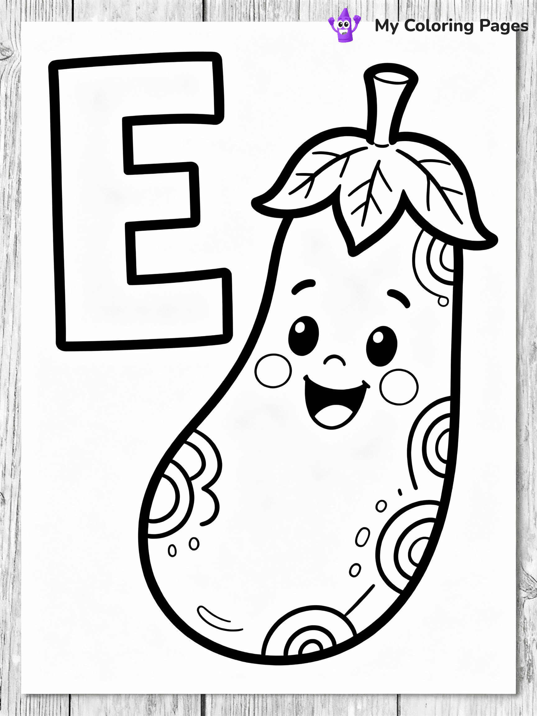 Letter E Coloring Pages - 25