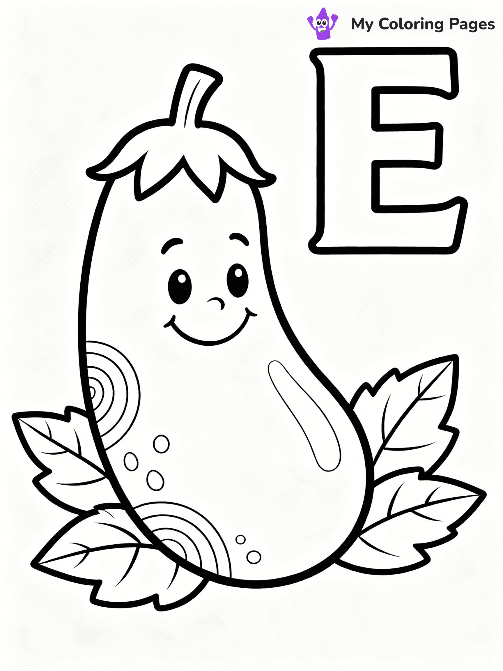 Letter E Coloring Pages - 24