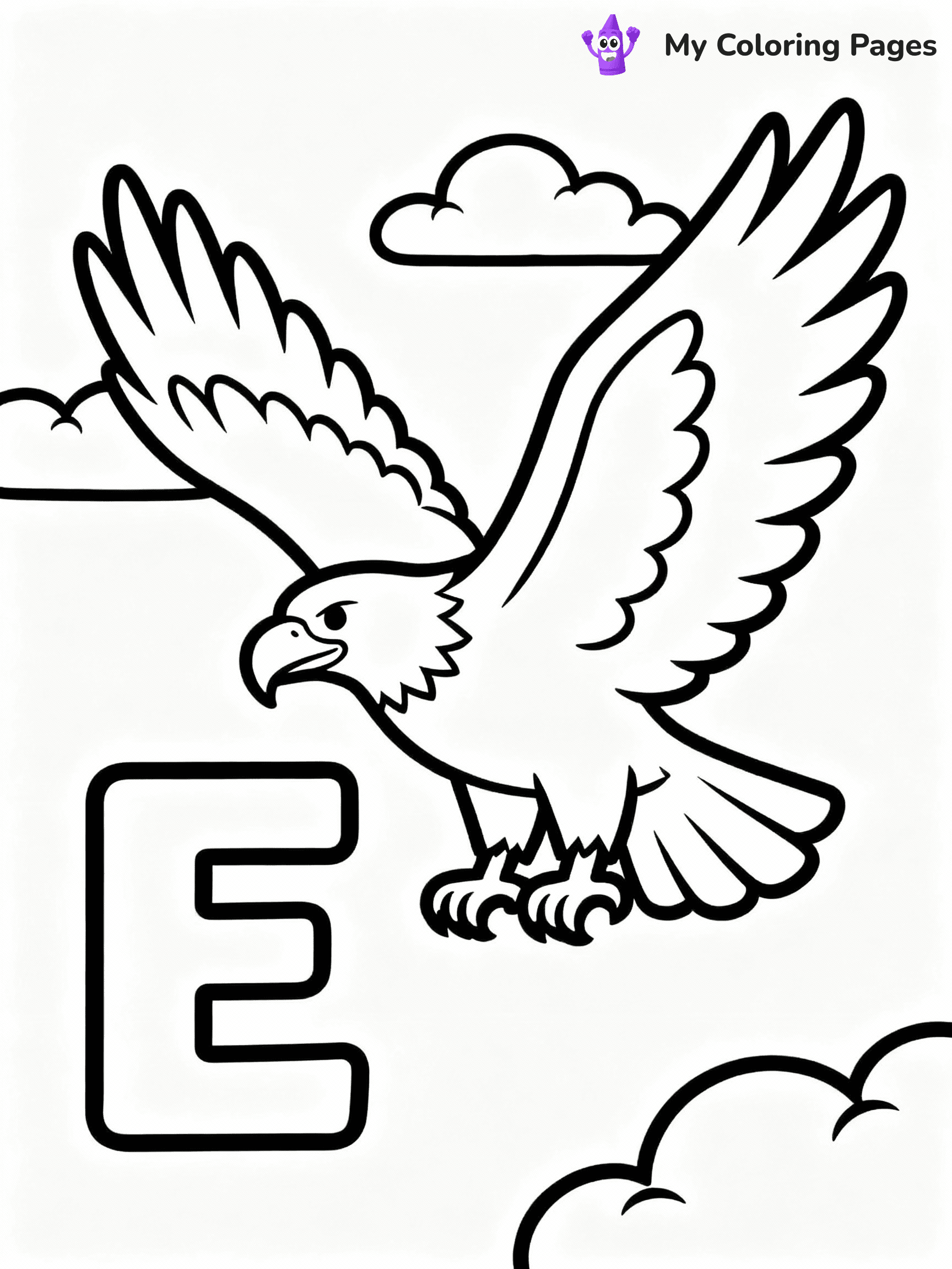 Letter E Coloring Pages - 22