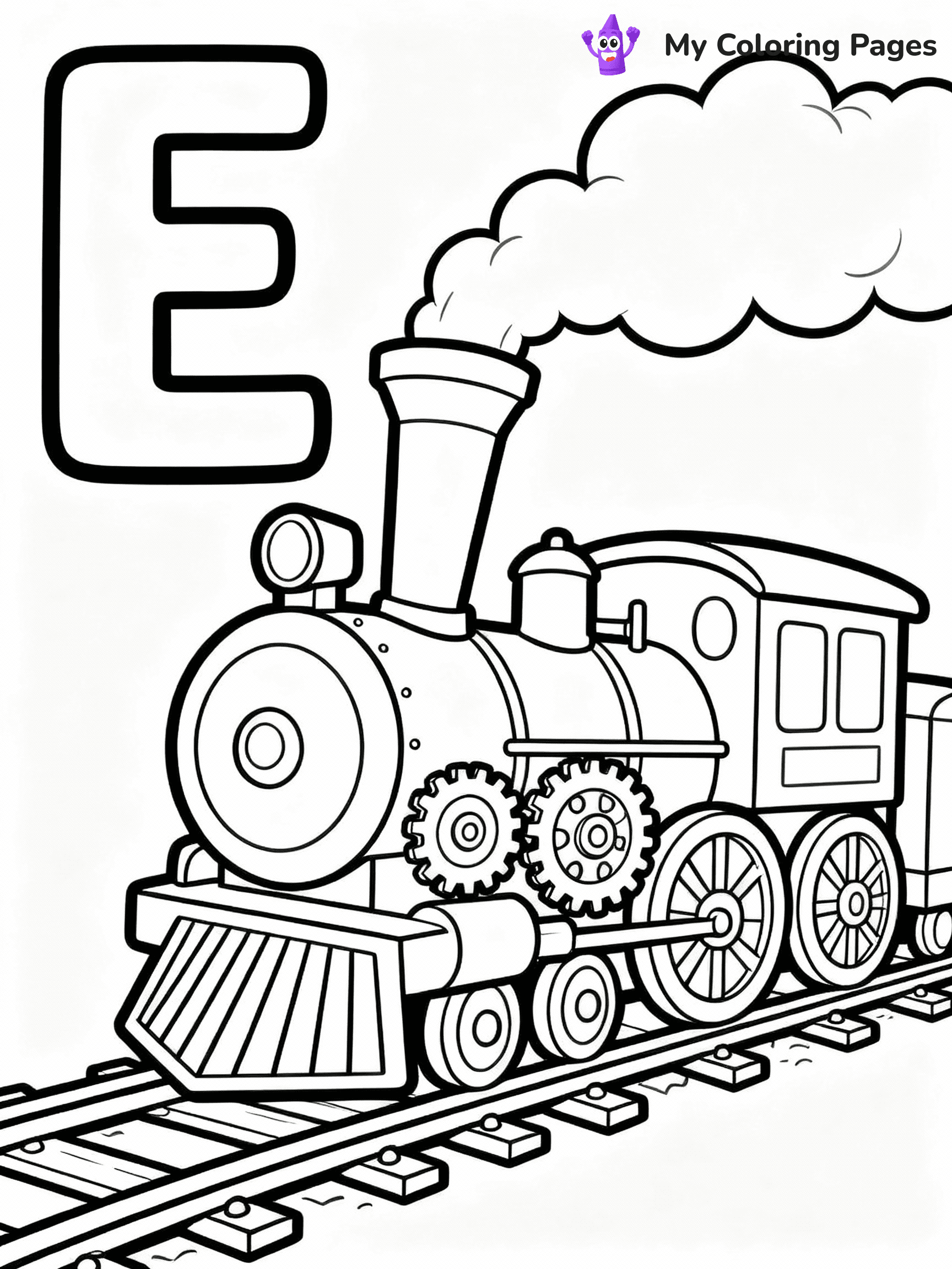 Letter E Coloring Pages - 17