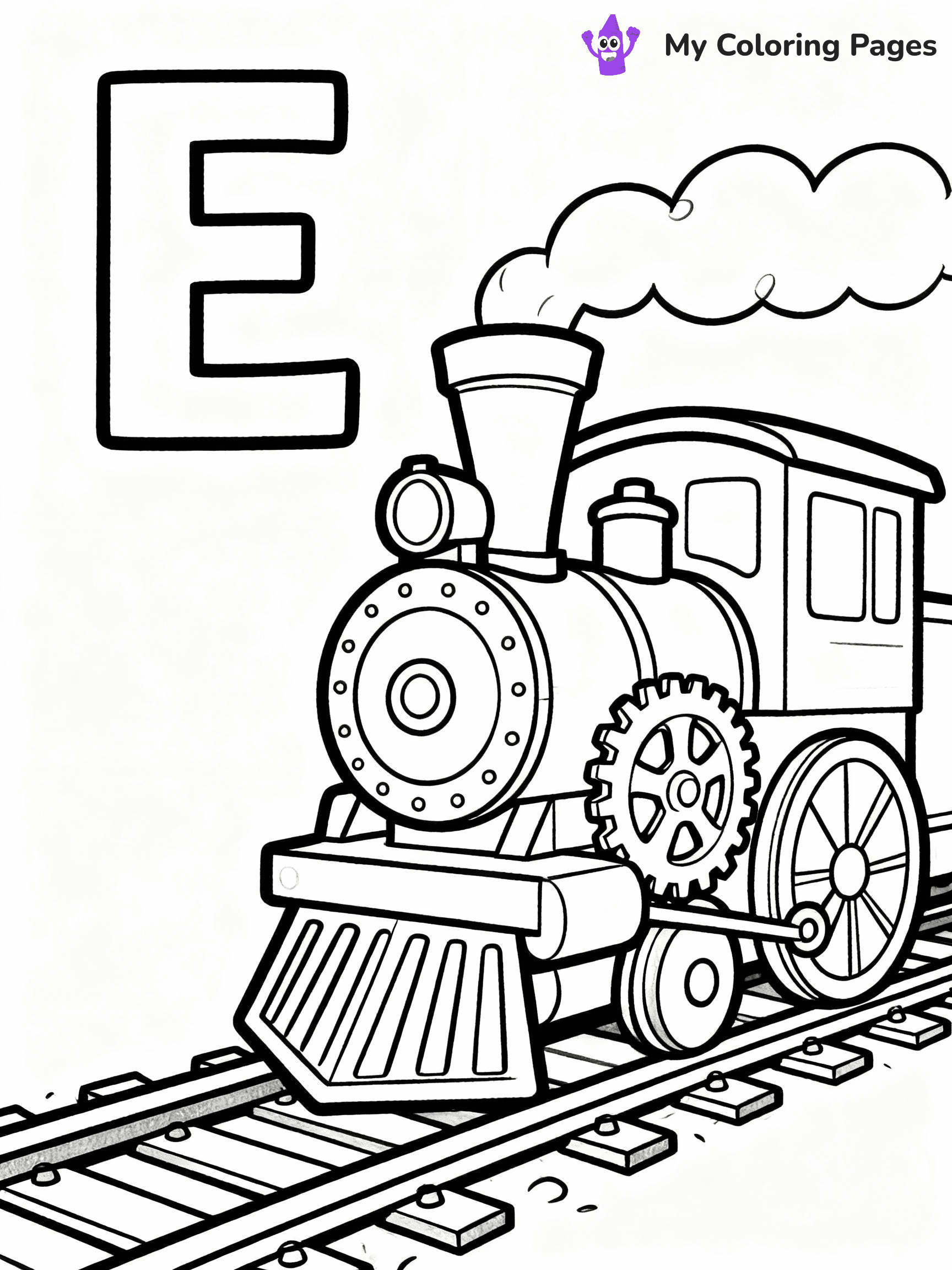 Letter E Coloring Pages - 16