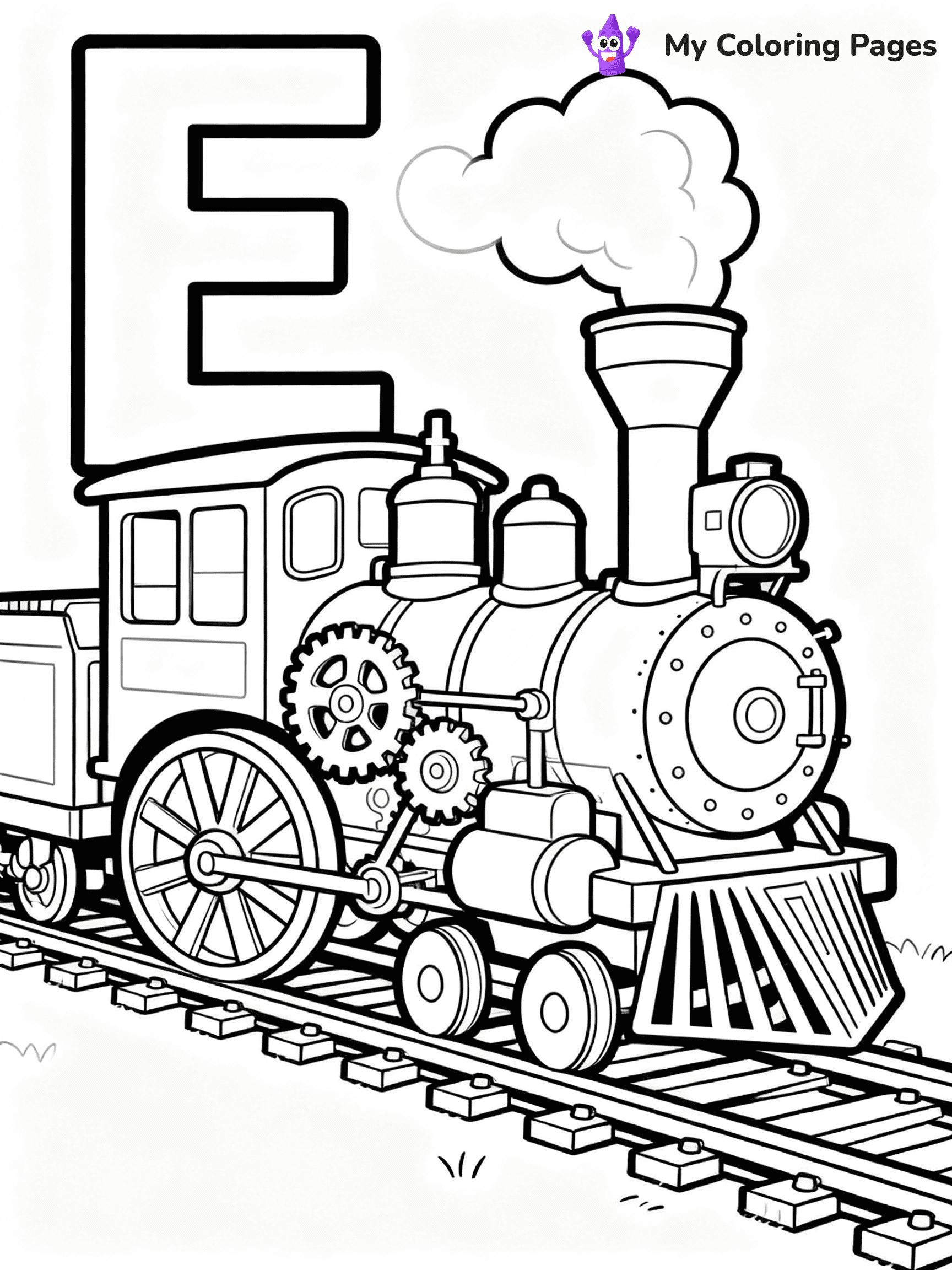 Letter E Coloring Pages - 15