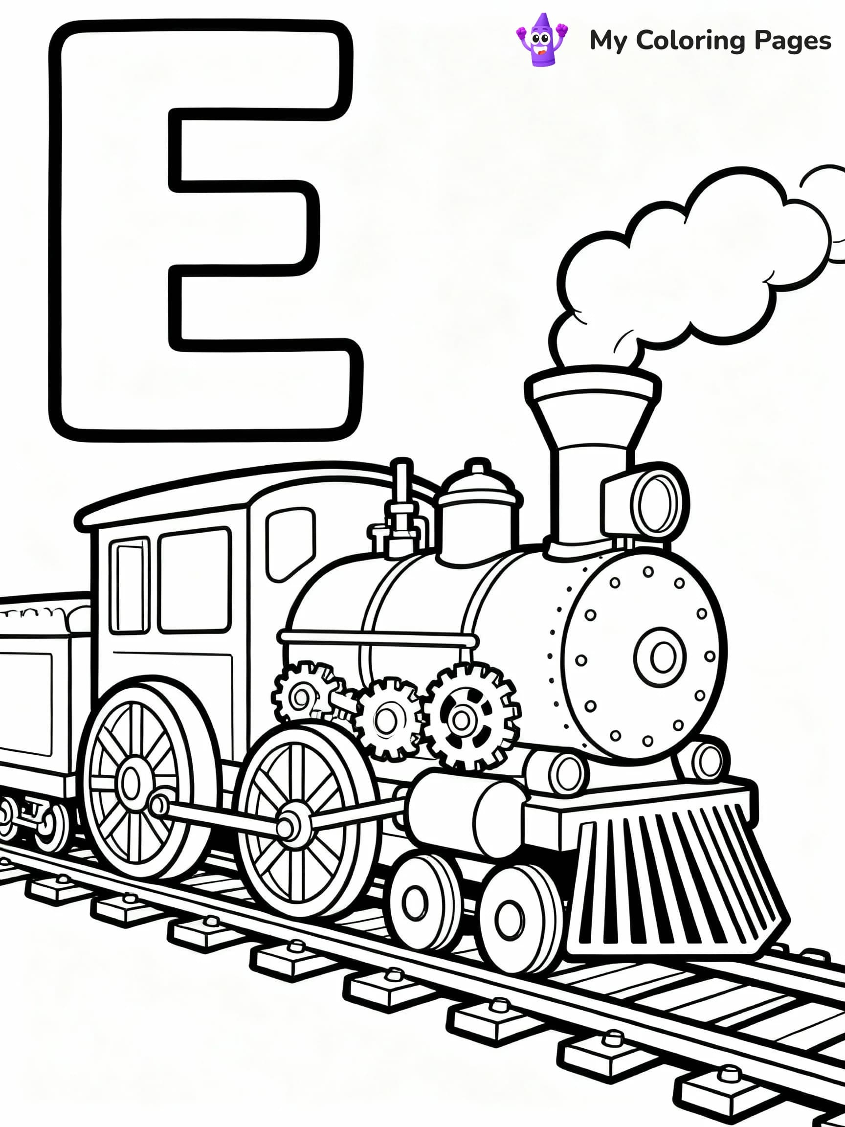 Letter E Coloring Pages - 14