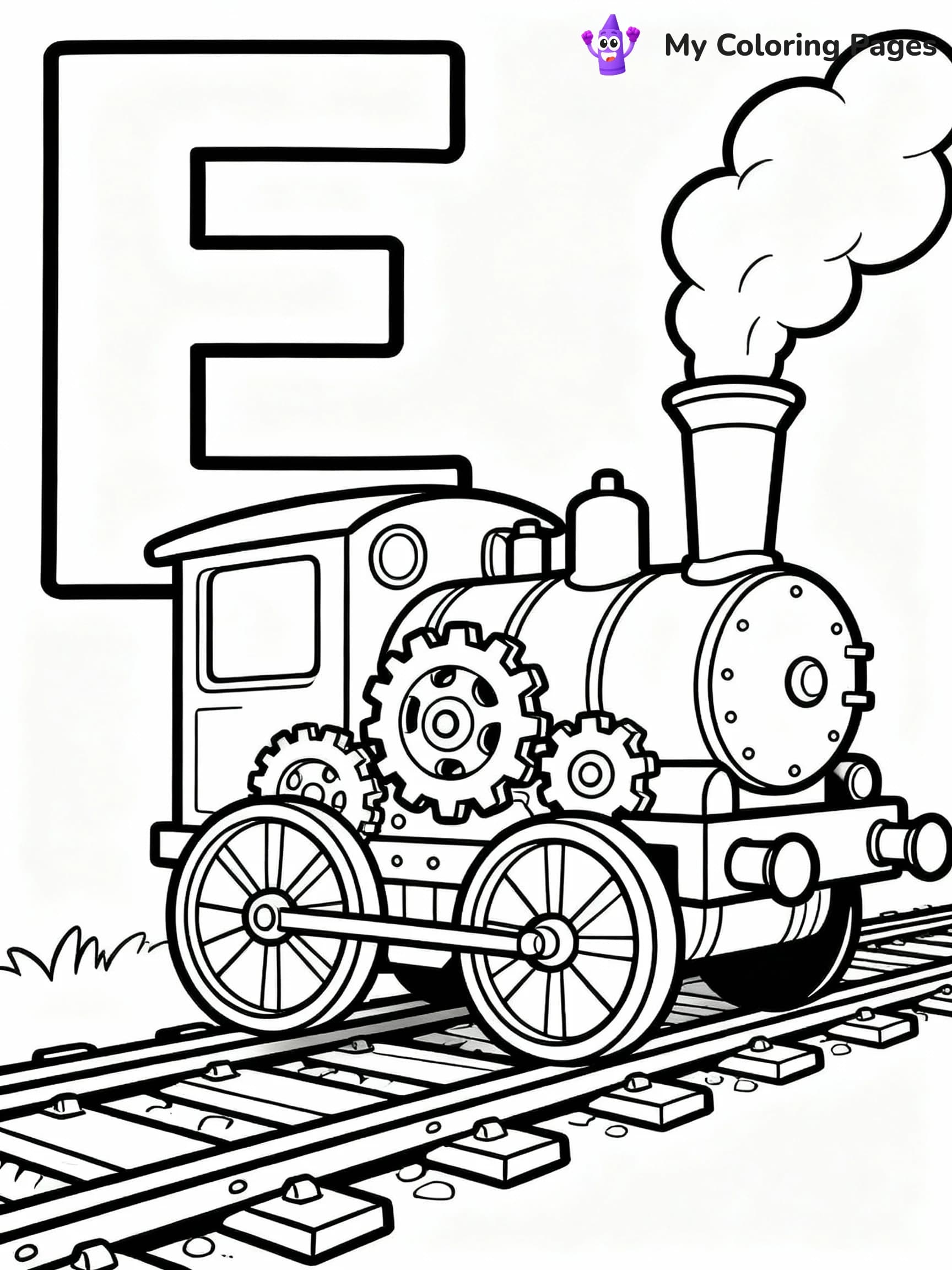 Letter E Coloring Pages - 13