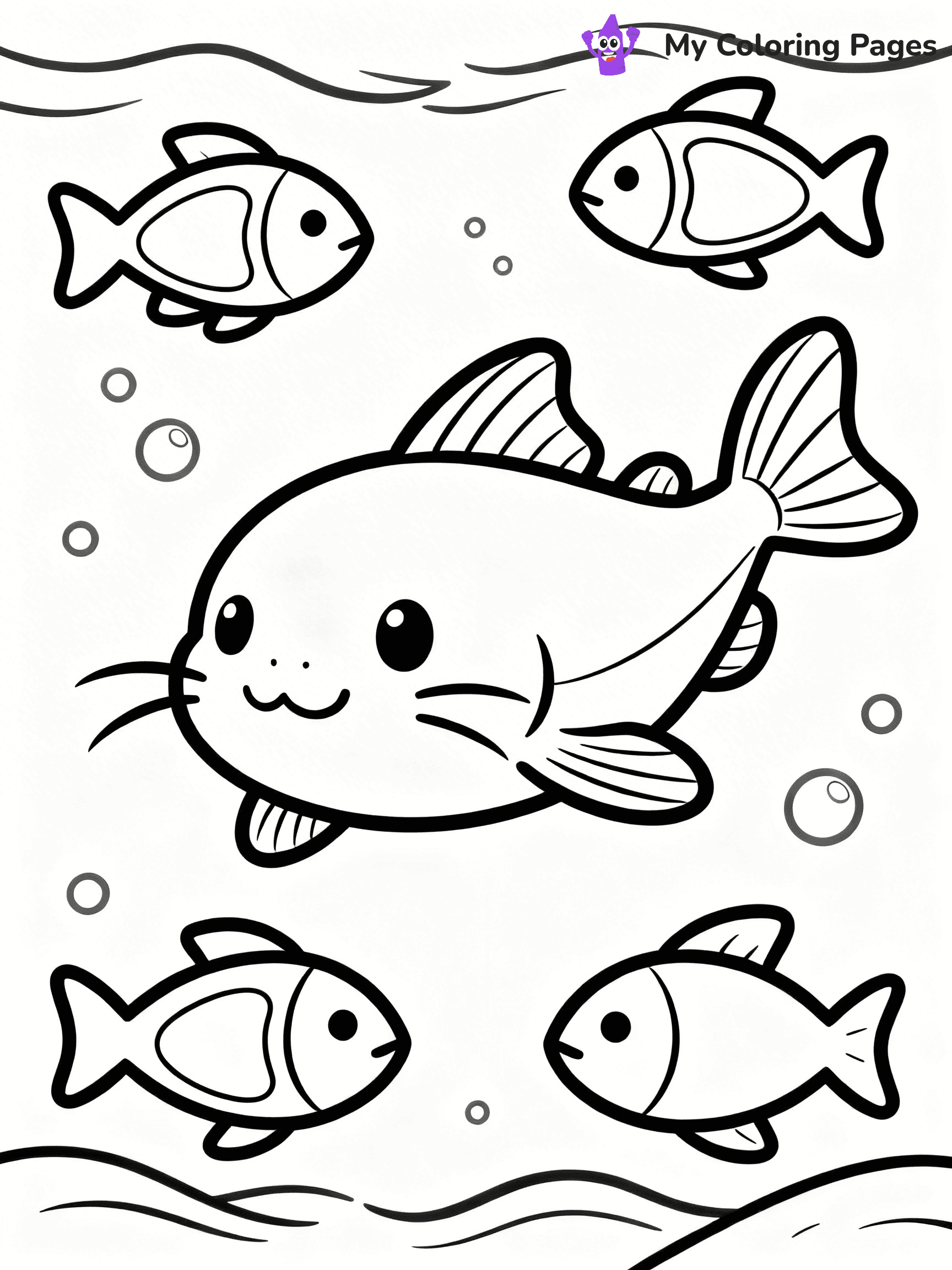 Catfish Coloring Pages - 52