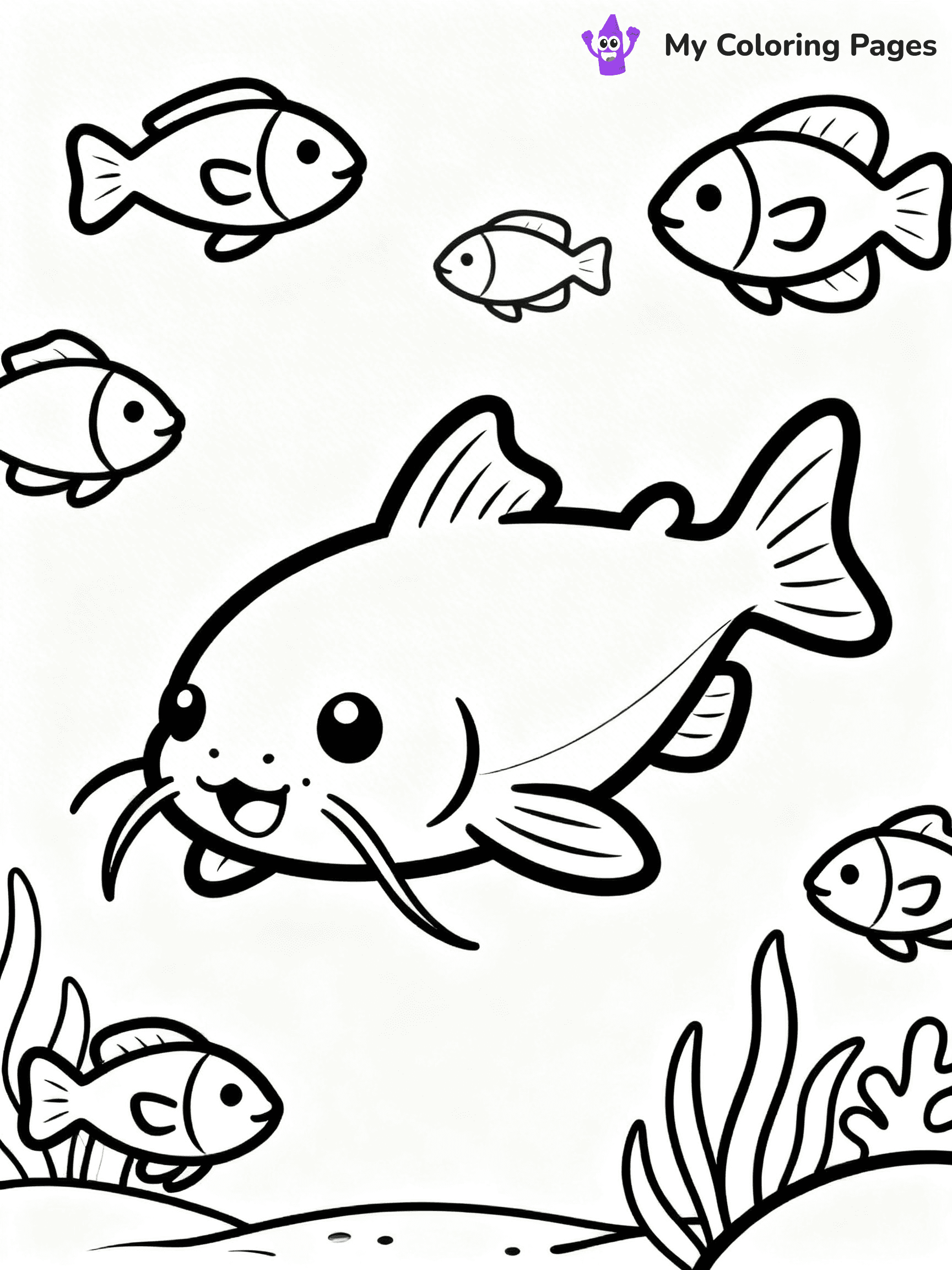Catfish Coloring Pages - 51