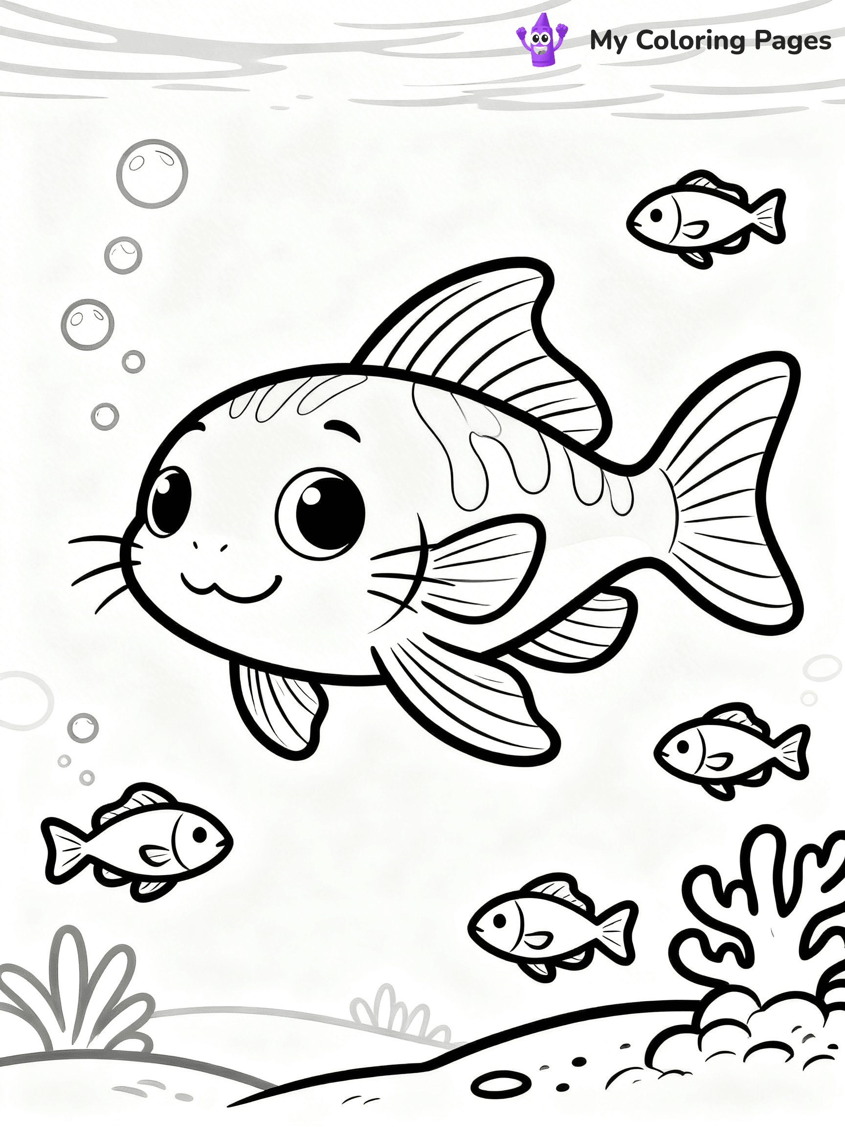 Catfish Coloring Pages - 49