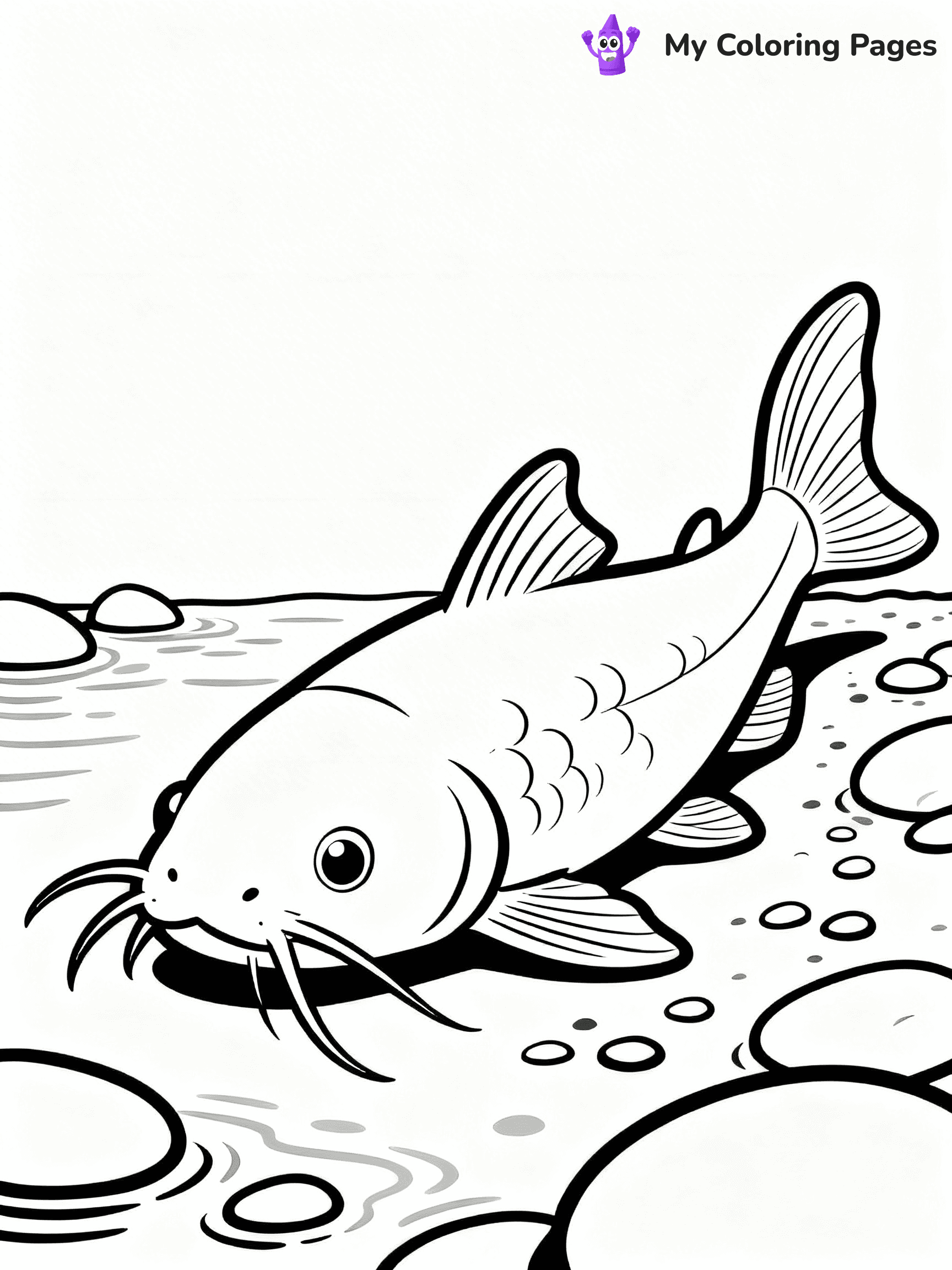 Catfish Coloring Pages - 46