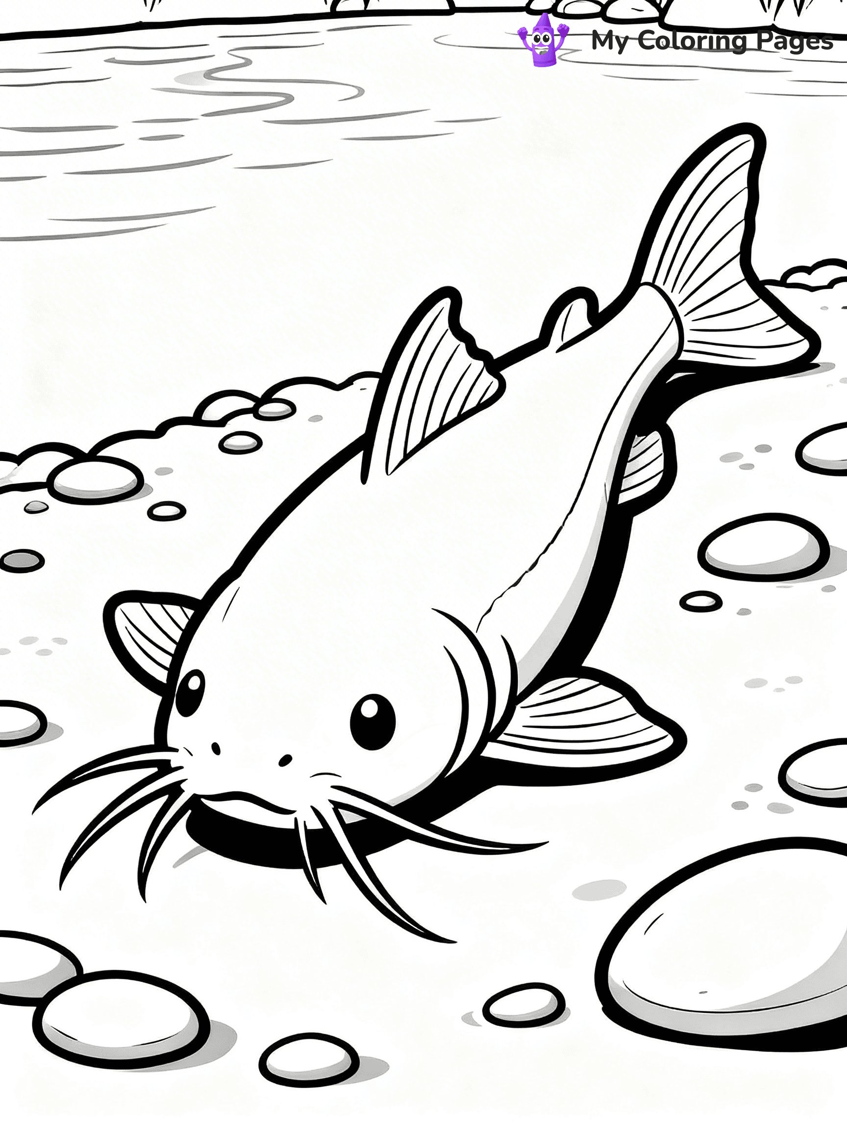 Catfish Coloring Pages - 45