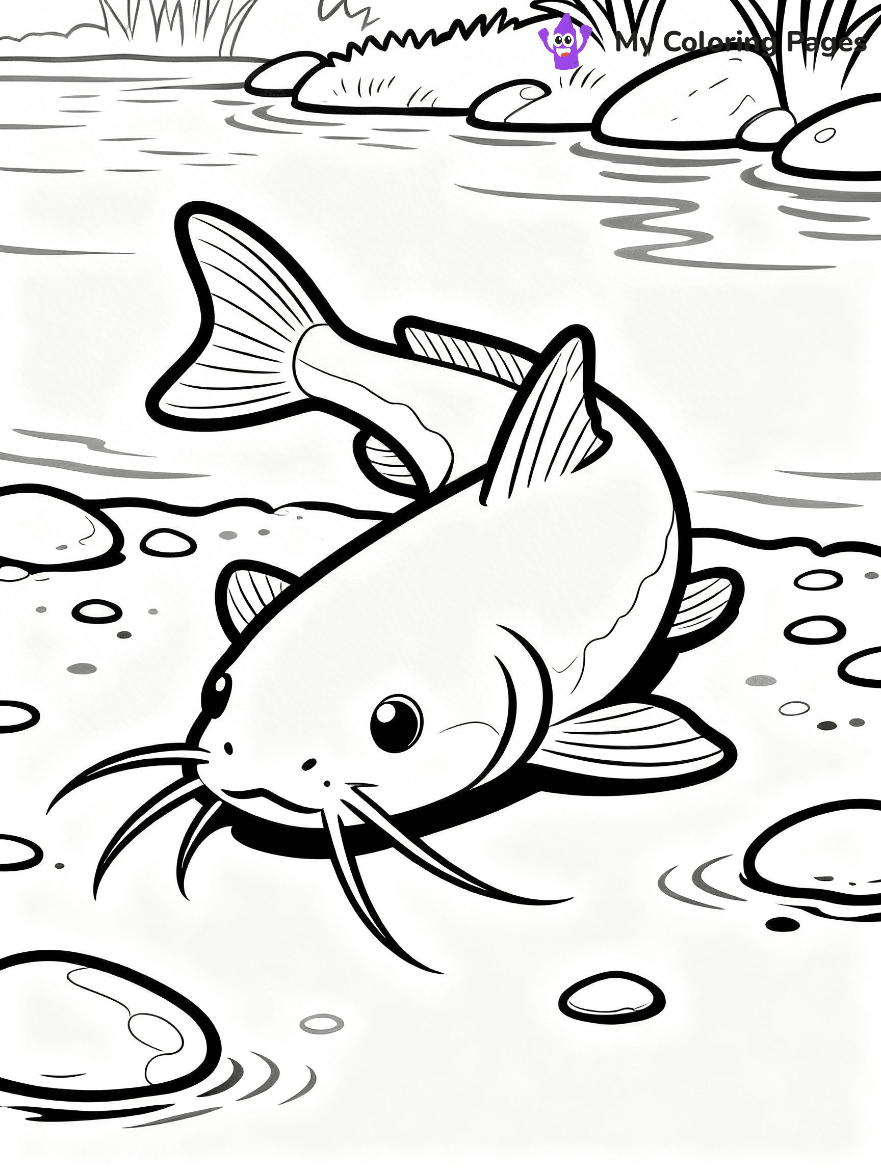 Catfish Coloring Pages - 43