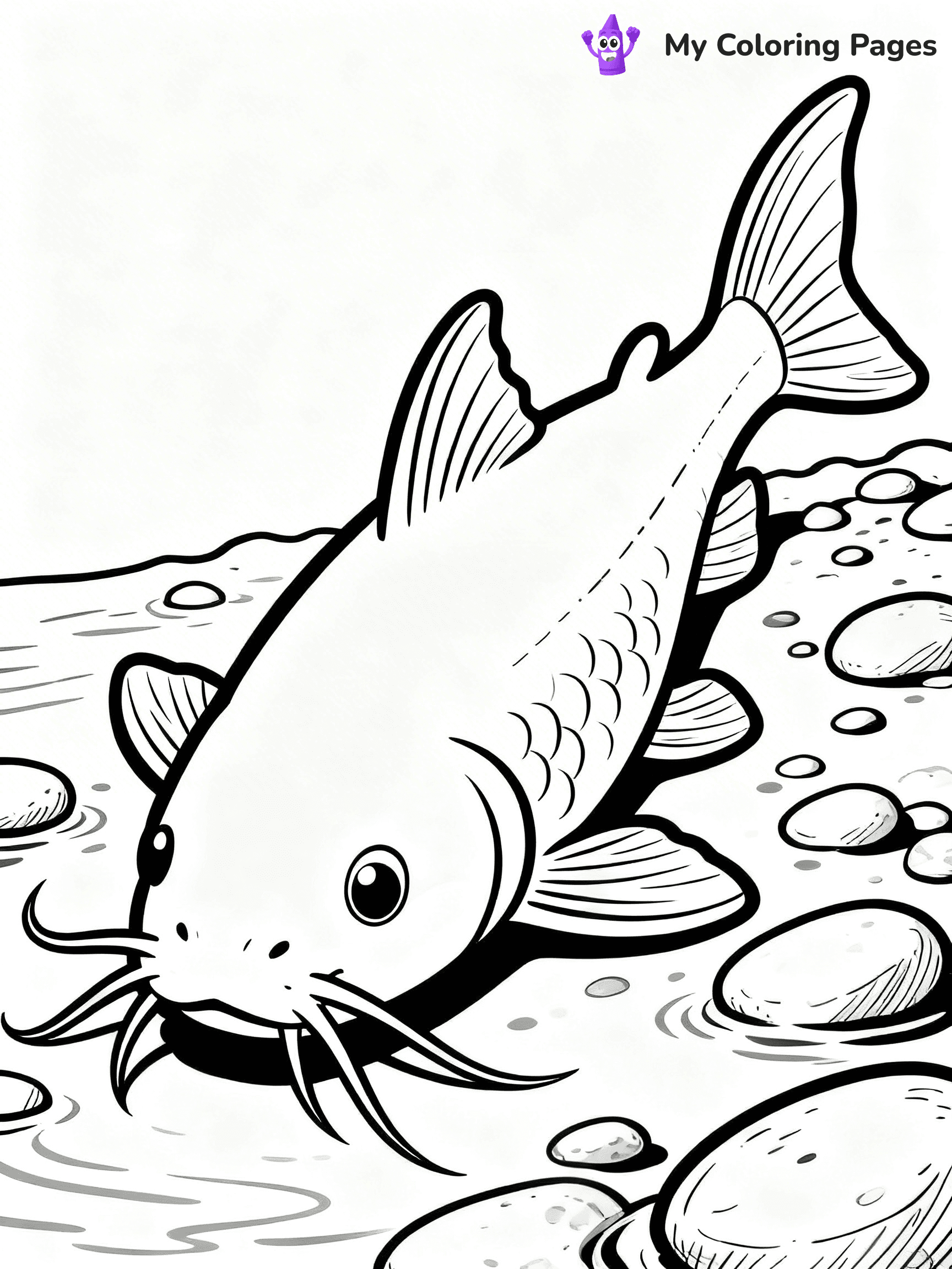 Catfish Coloring Pages - 41