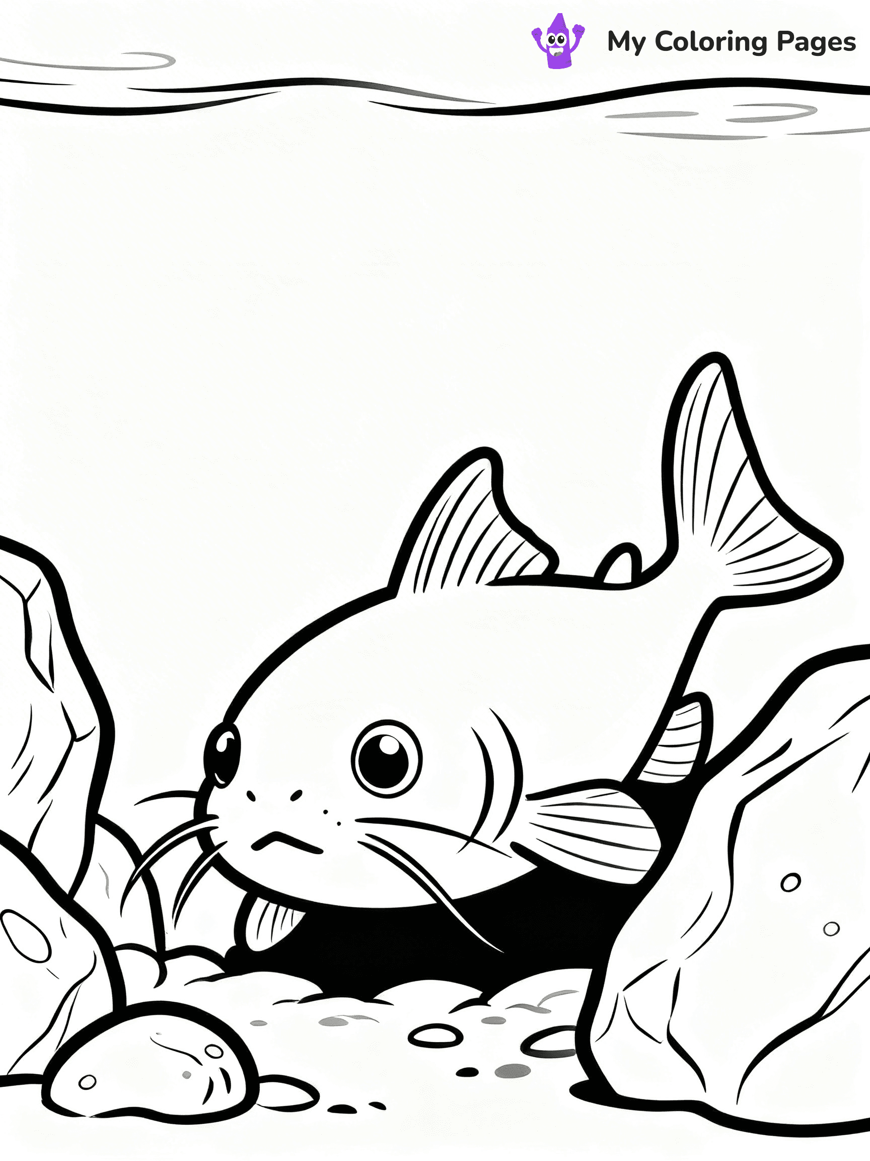 Catfish Coloring Pages - 33