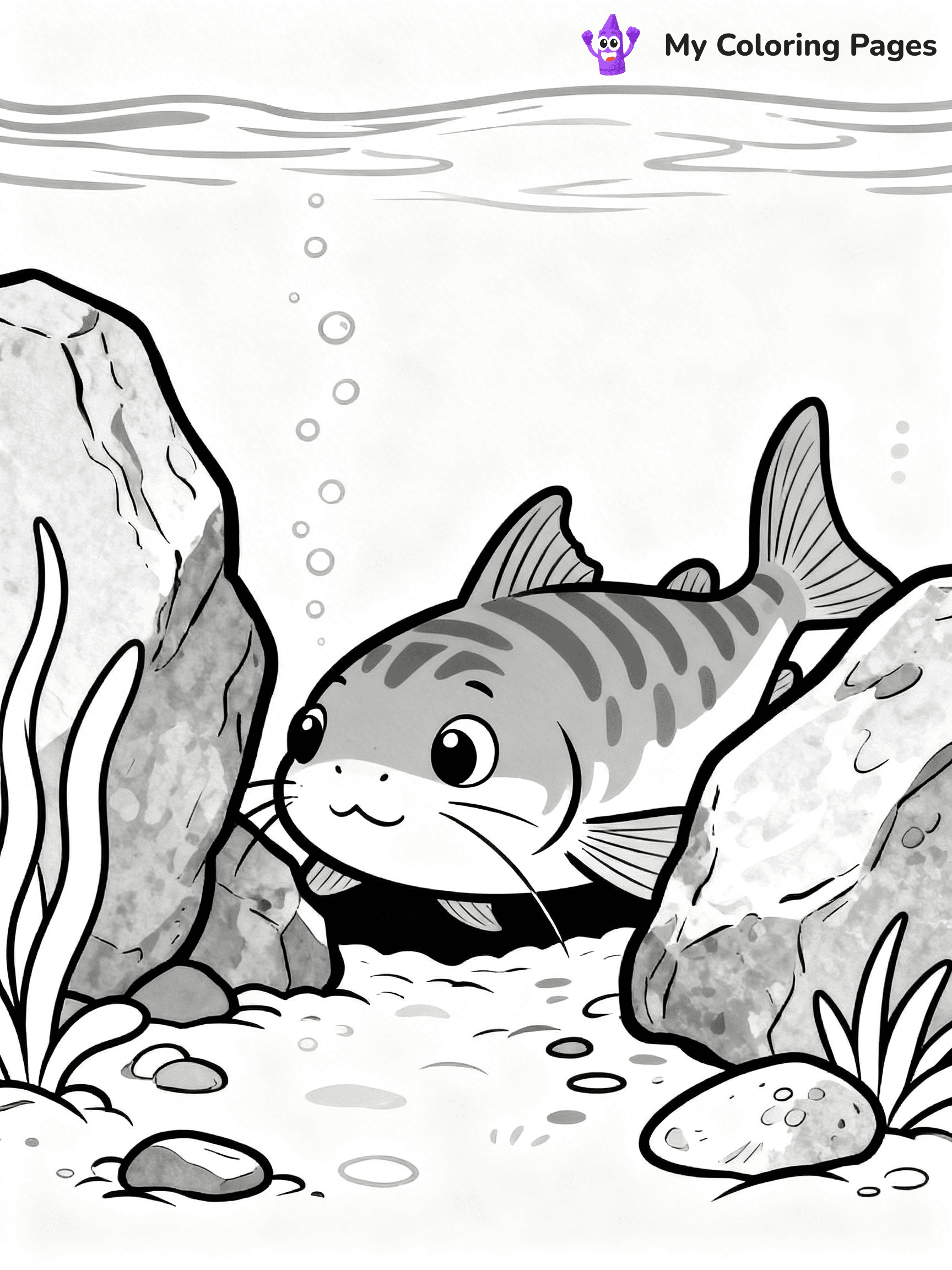 Catfish Coloring Pages - 32