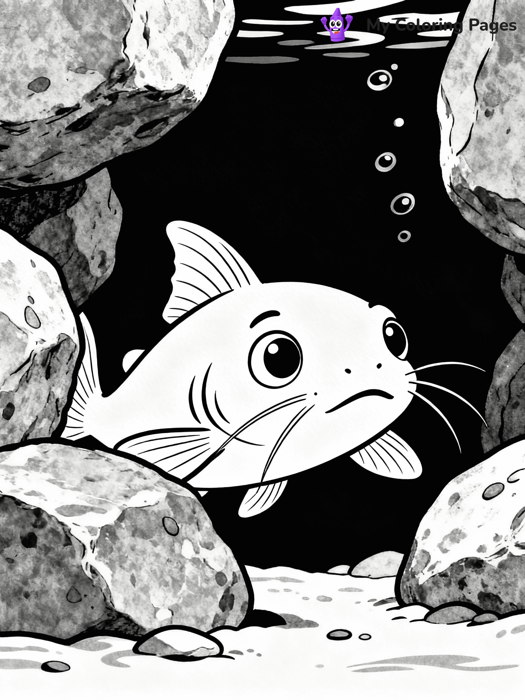 Catfish Coloring Pages - 31