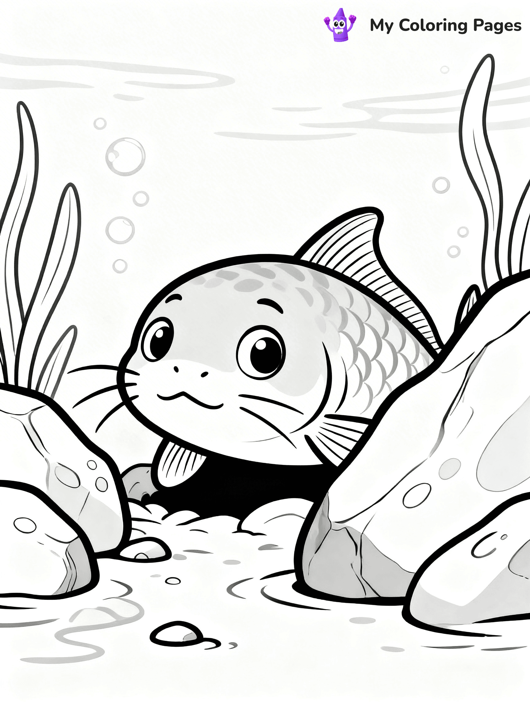 Catfish Coloring Pages - 30