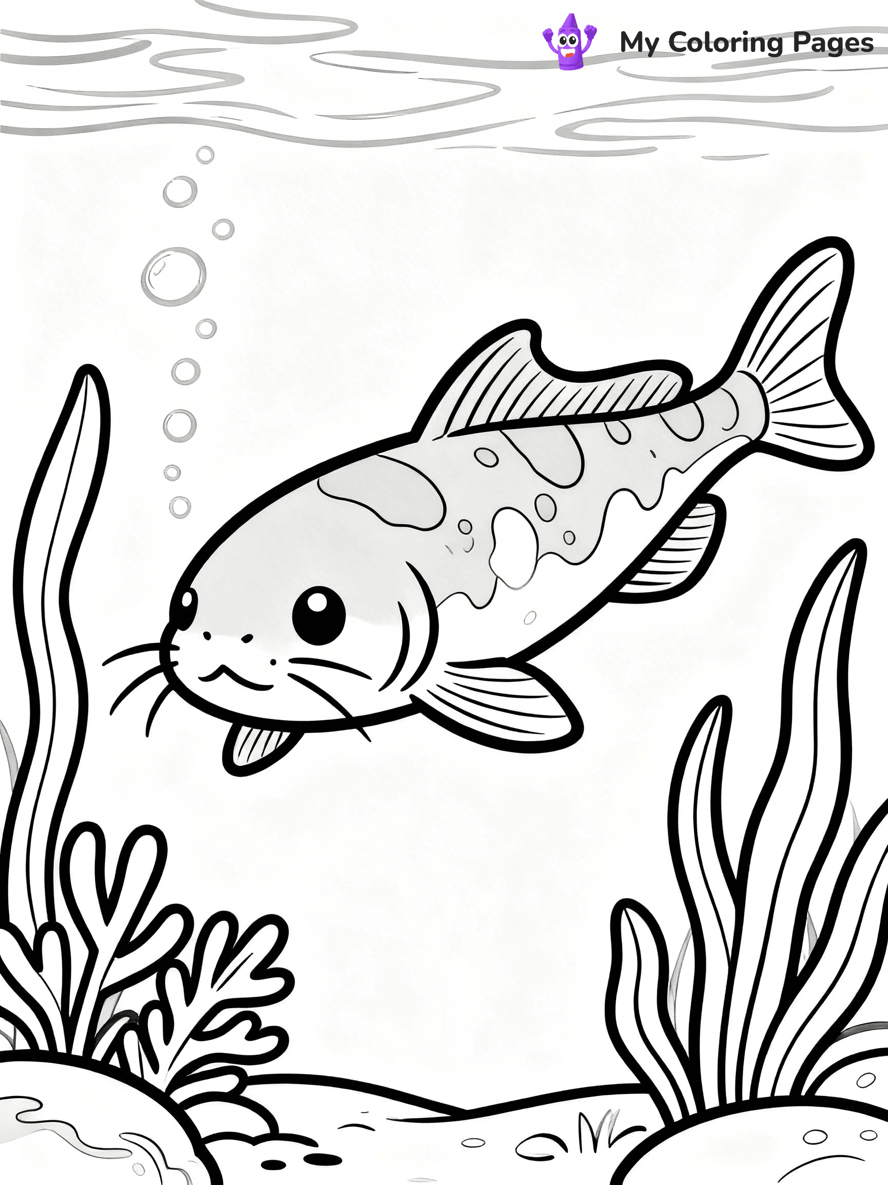 Catfish Coloring Pages - 28