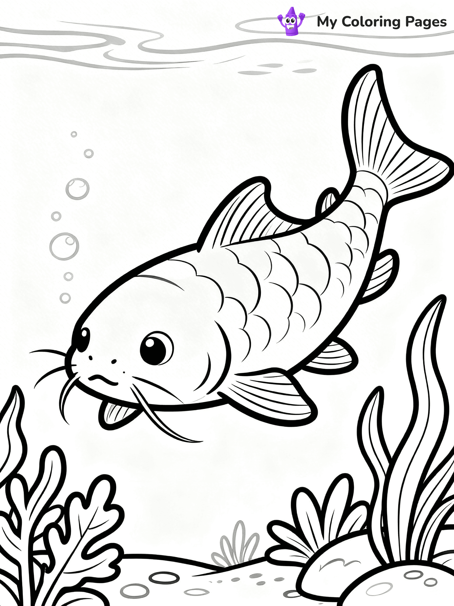 Catfish Coloring Pages - 27
