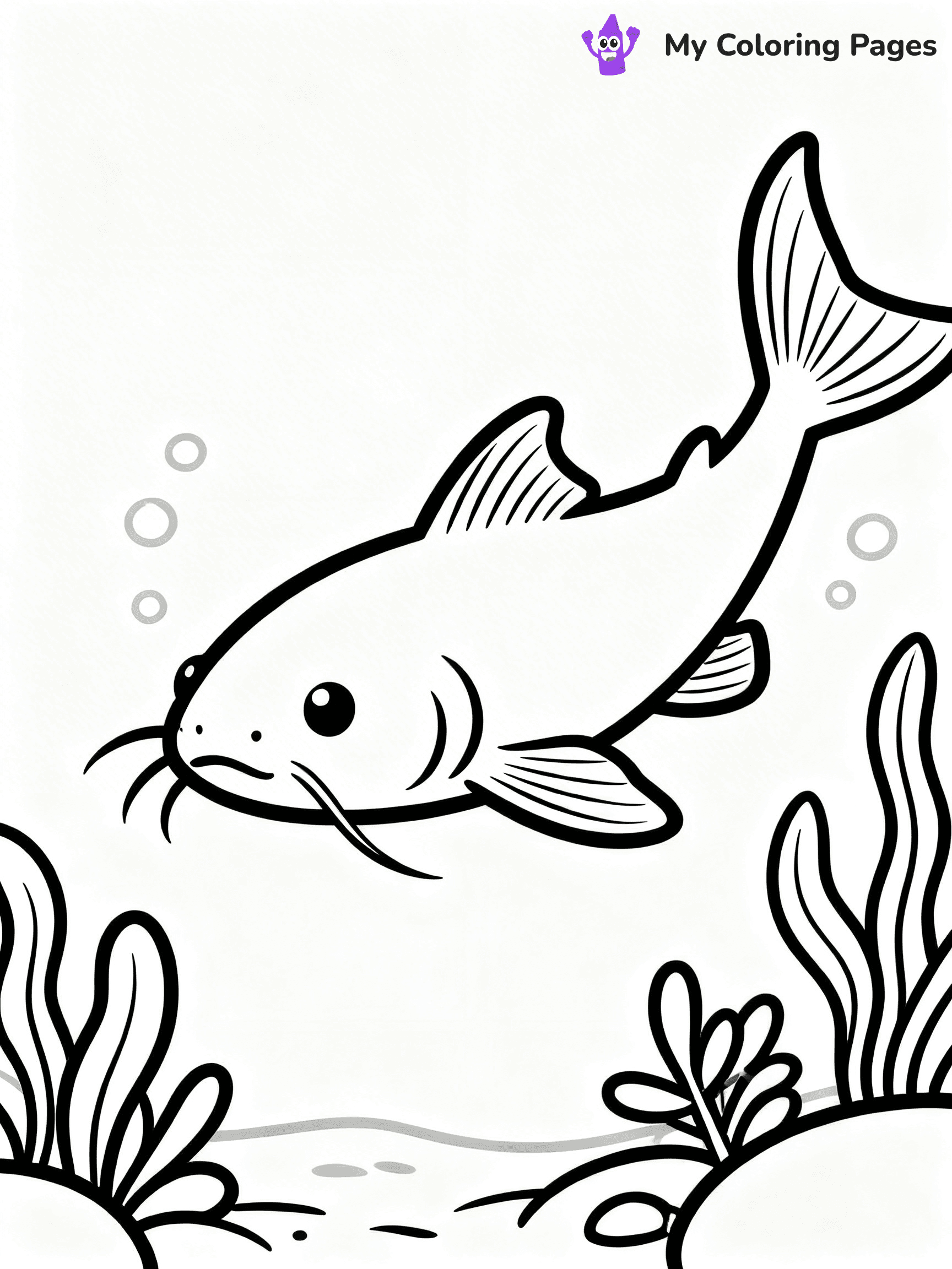 Catfish Coloring Pages - 26