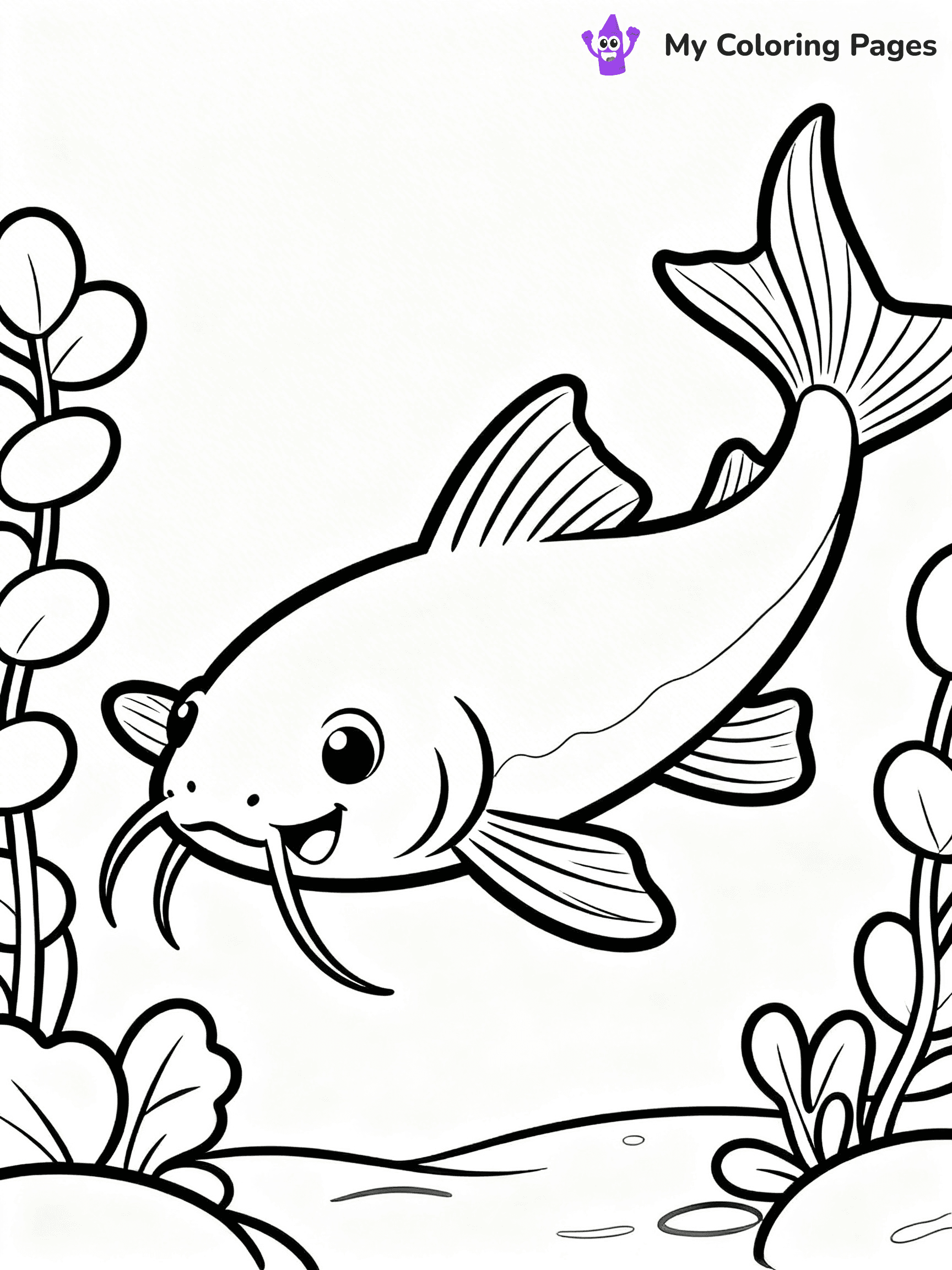 Catfish Coloring Pages - 25