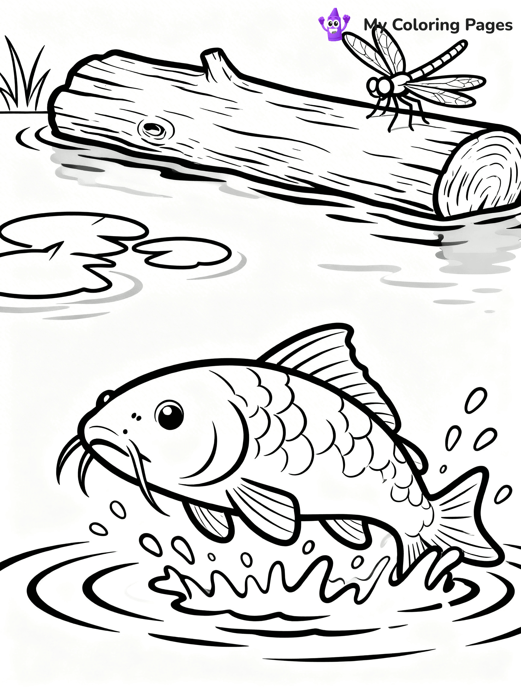 Catfish Coloring Pages - 20