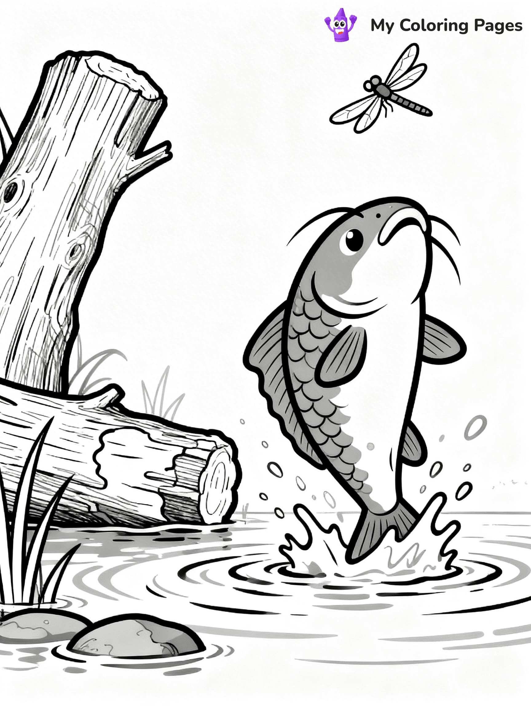 Catfish Coloring Pages - 19
