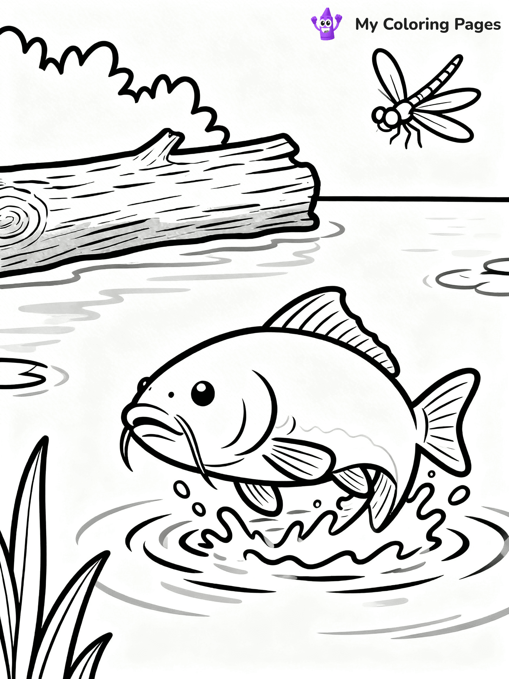 Catfish Coloring Pages - 18