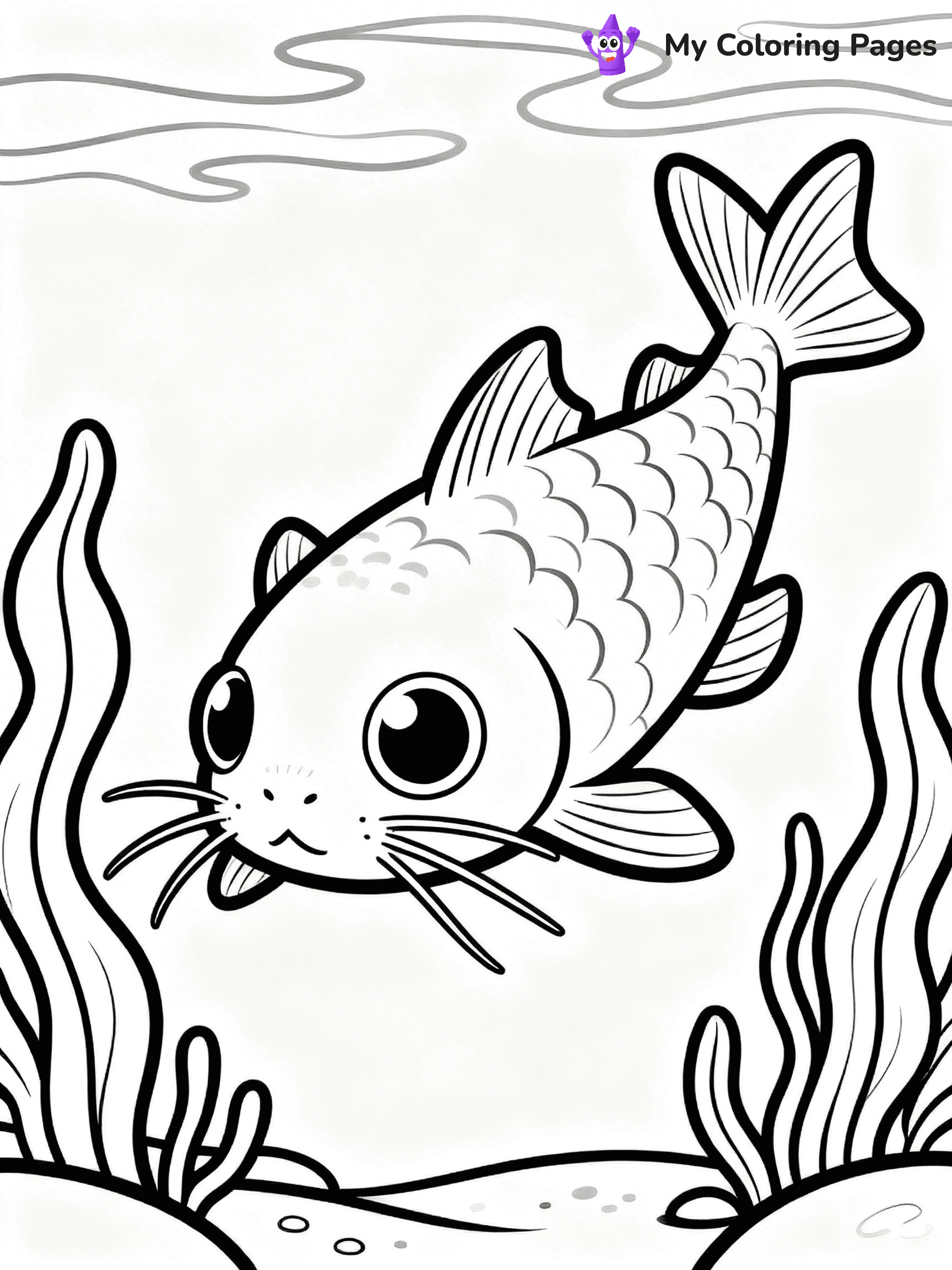 Catfish Coloring Pages - 12
