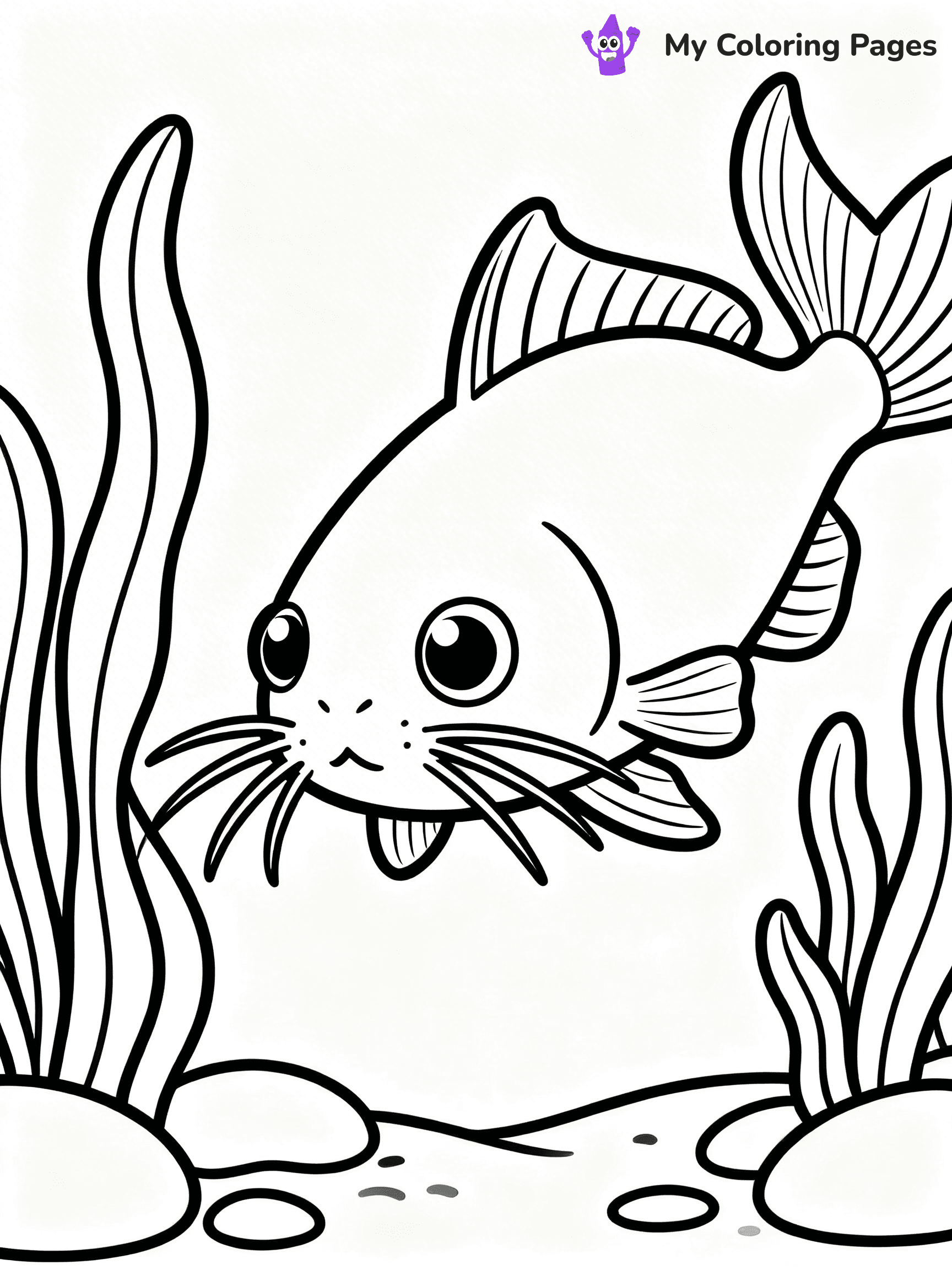 Catfish Coloring Pages - 9