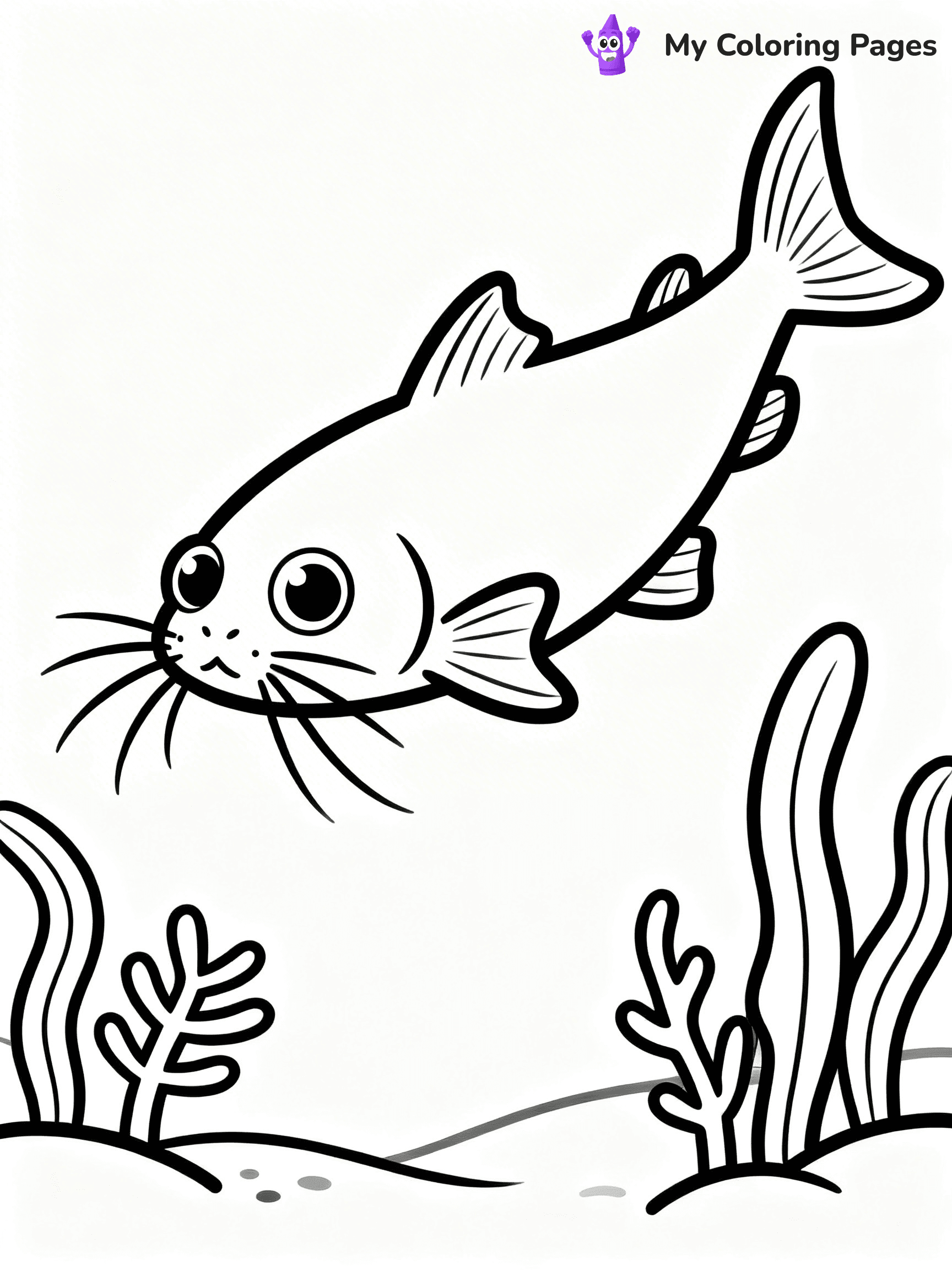 Catfish Coloring Pages - 8