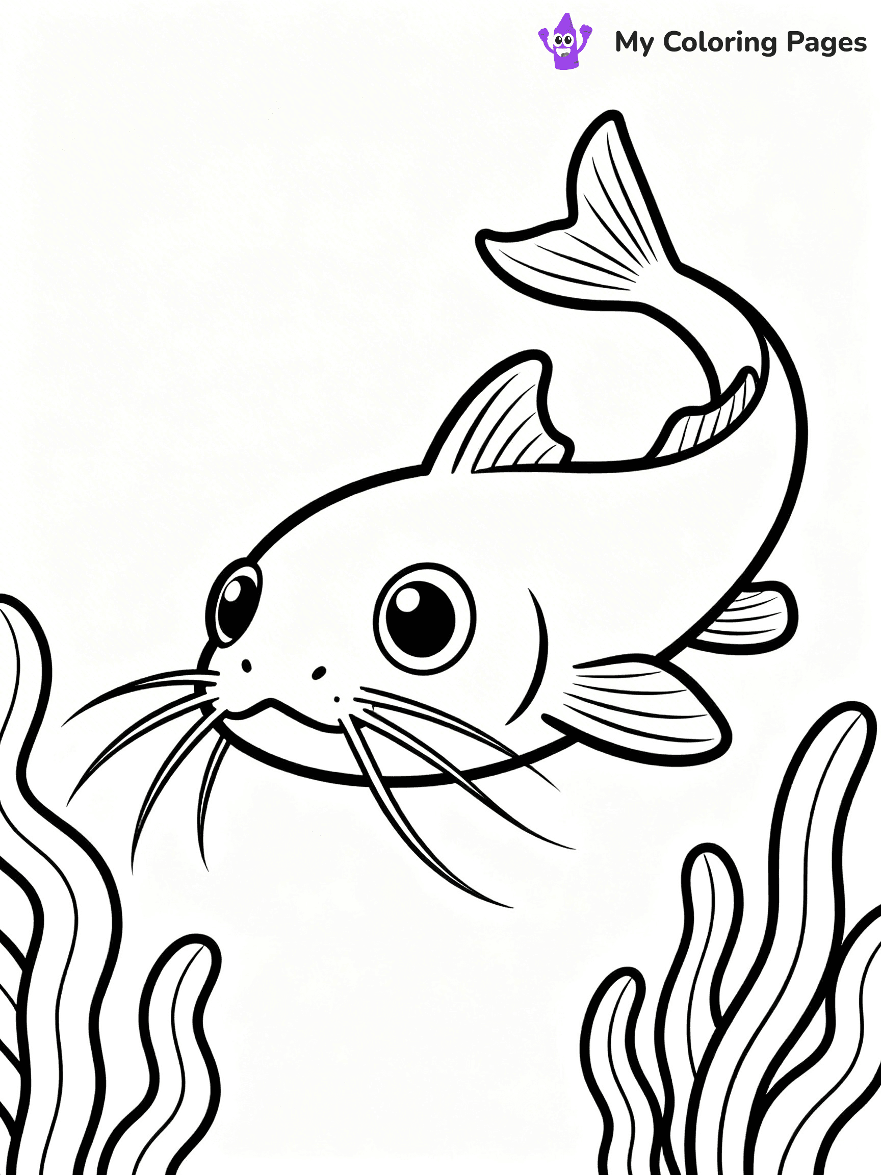 Catfish Coloring Pages - 7