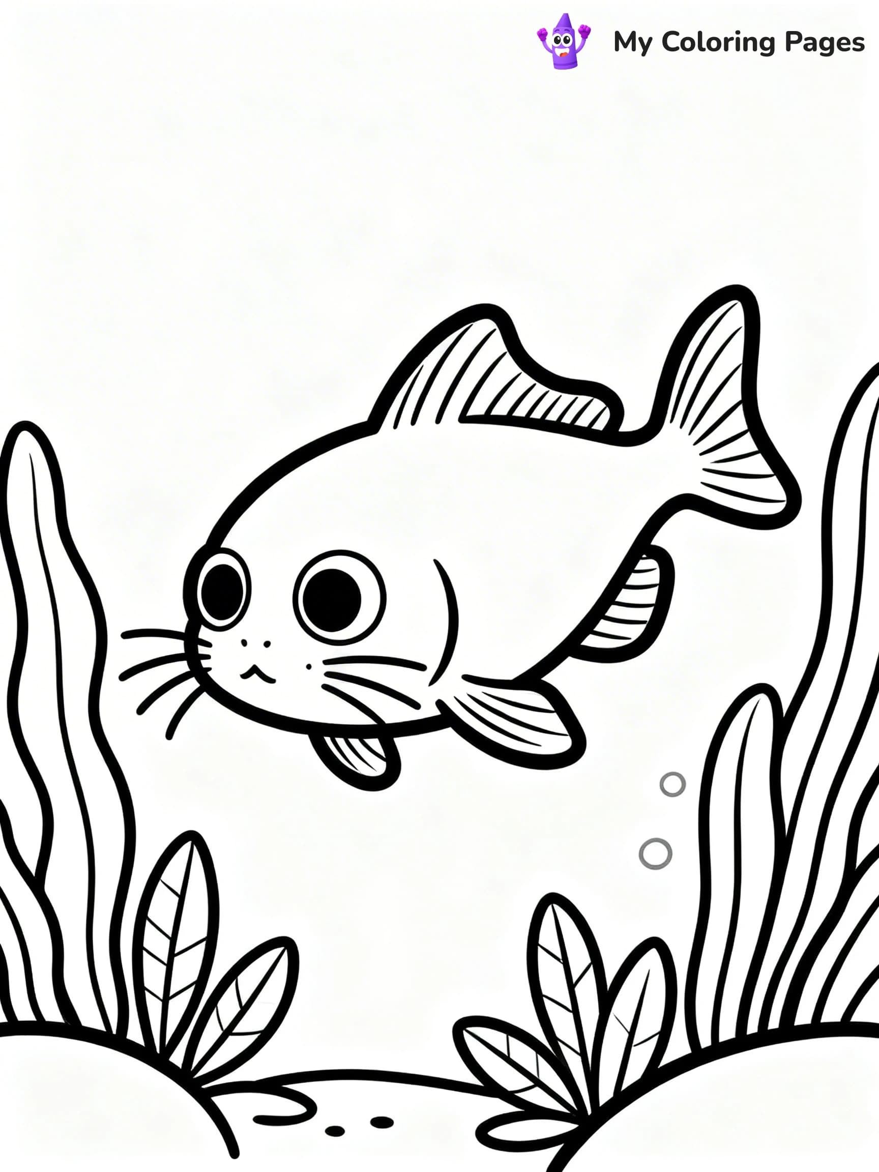 Catfish Coloring Pages - 6