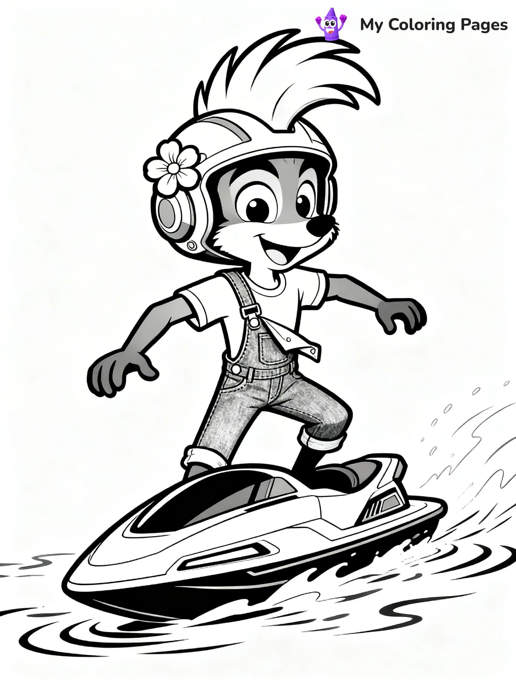 Crash Bandicoot Coloring Pages - 16