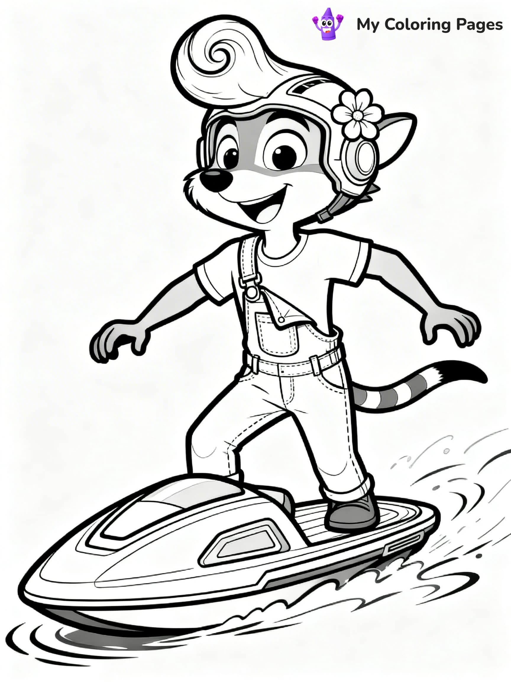 Crash Bandicoot Coloring Pages - 14