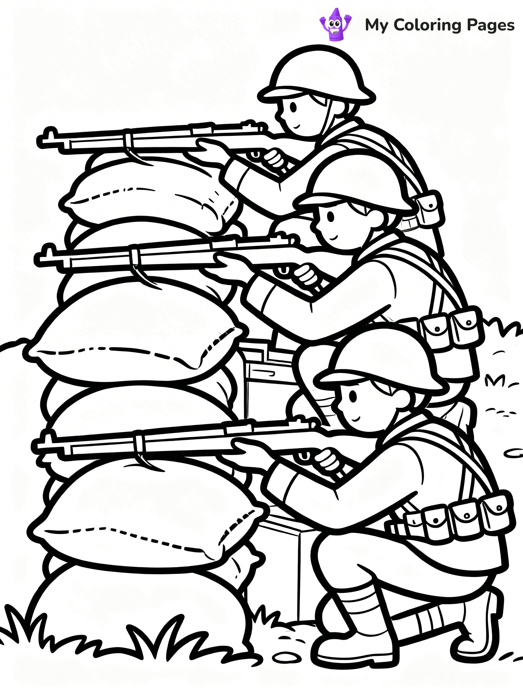 WW2 Coloring Pages - 28