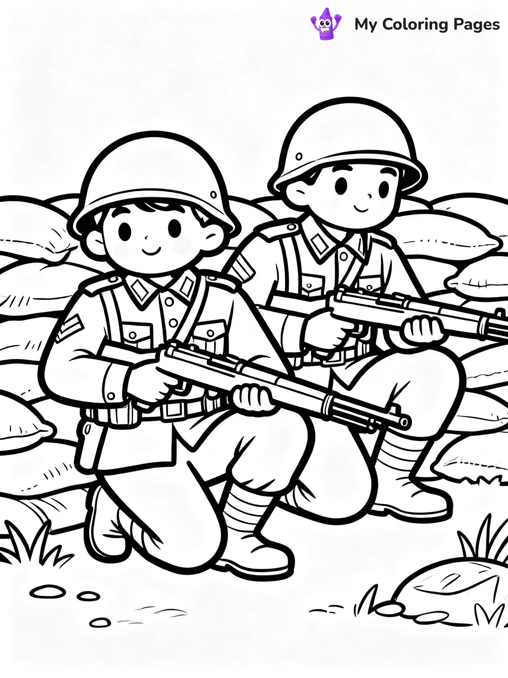 WW2 Coloring Pages - 25